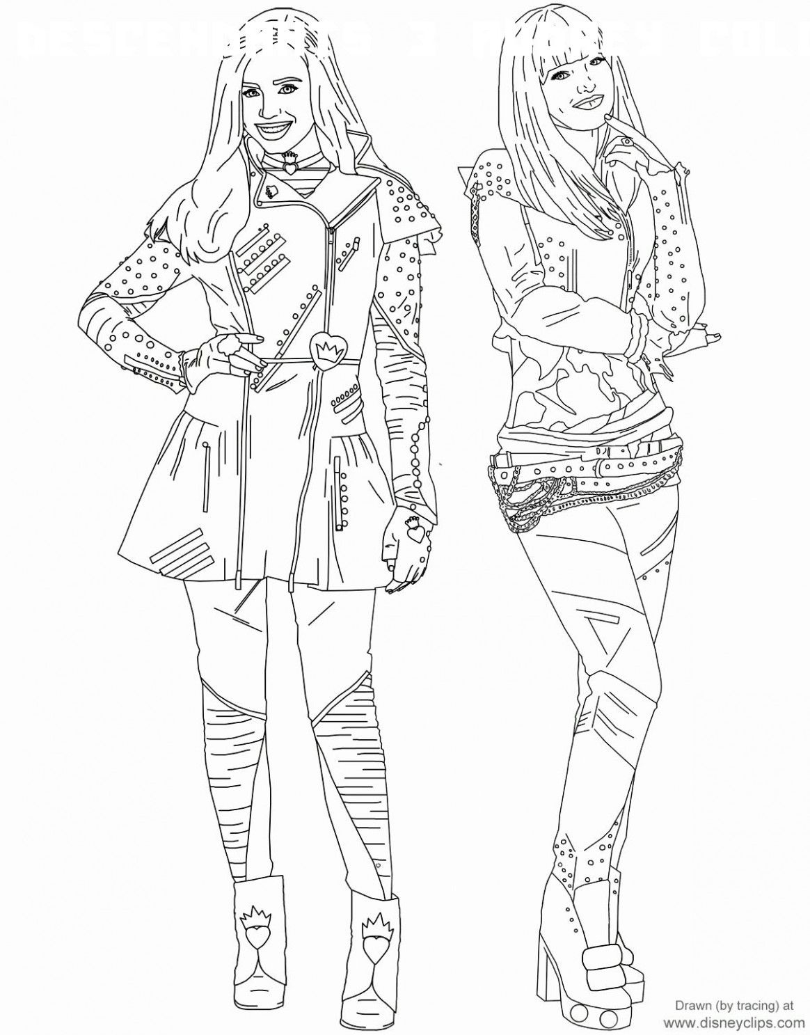 Descendants Audrey Coloring Page Printable