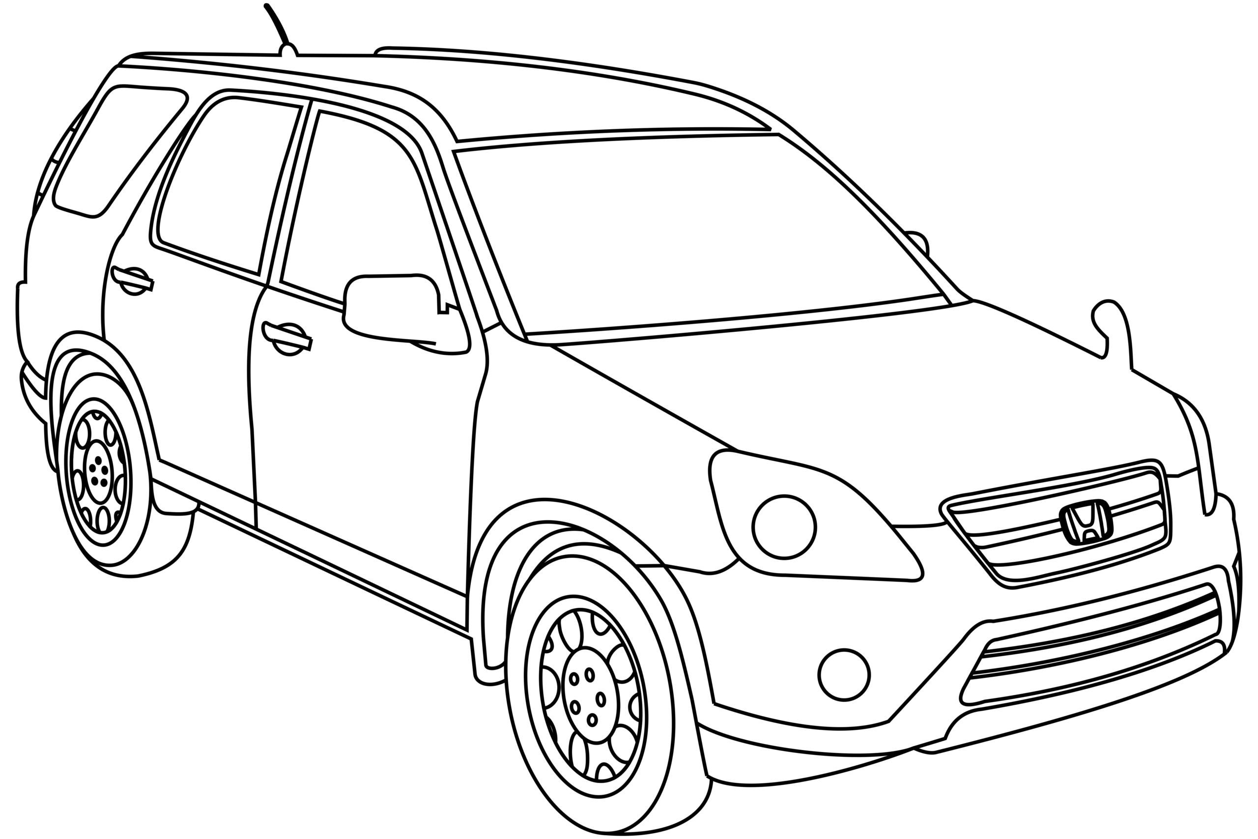 9 Ide Mobil Mobil Buku Mewarnai Gambar