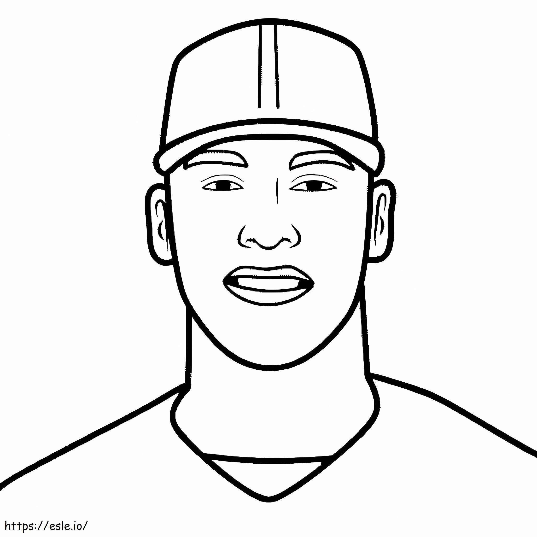 Aaron Judge New York Yankees Coloring Page