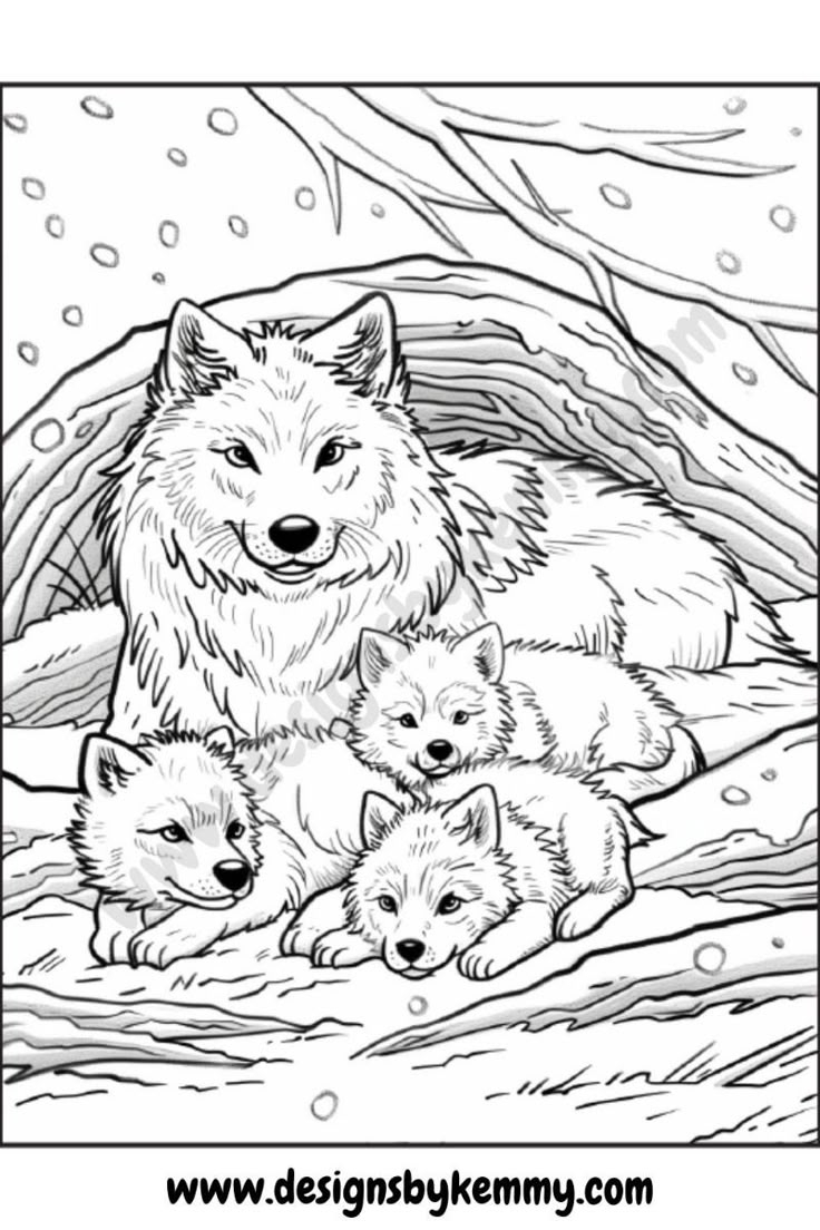 Realistic Animals Coloring Pages Printable