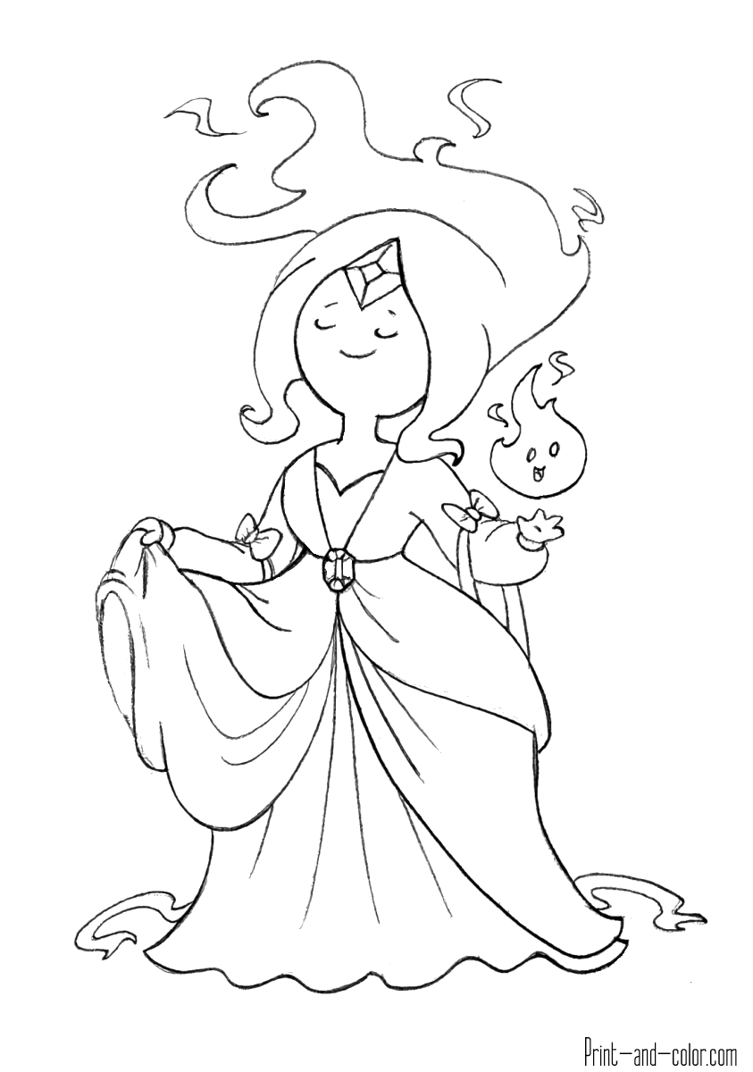 Adventure Time Coloring Pages Print And Color