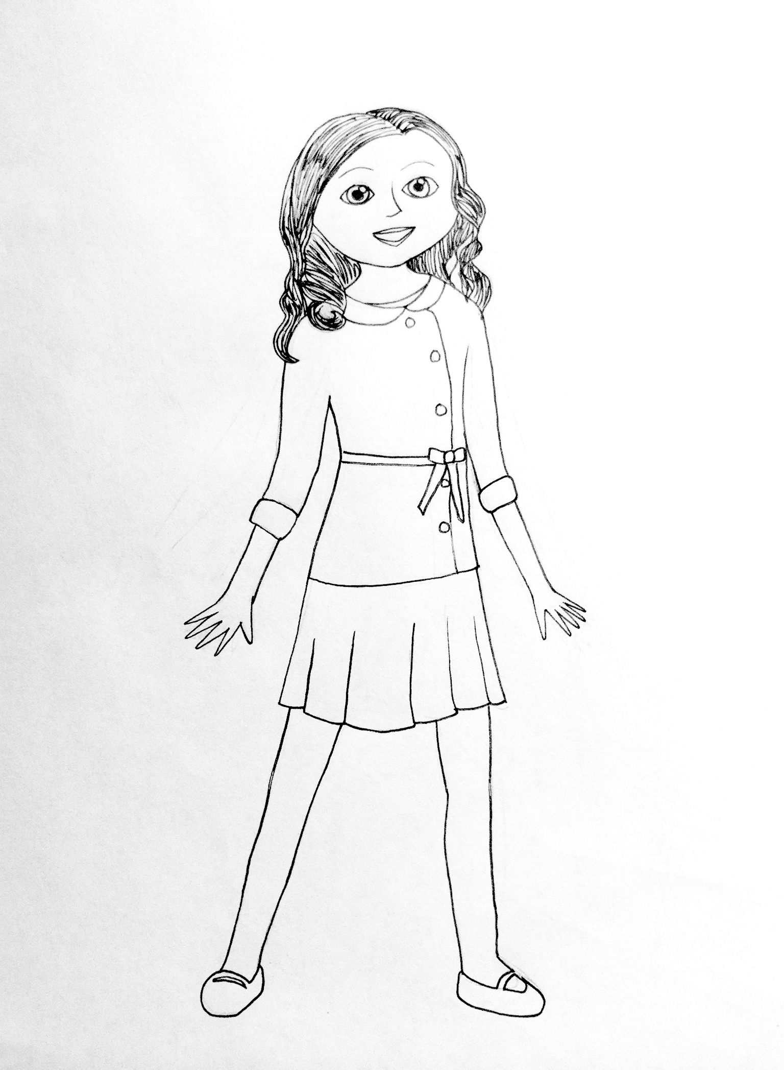 American Girl Coloring Pages Beforever