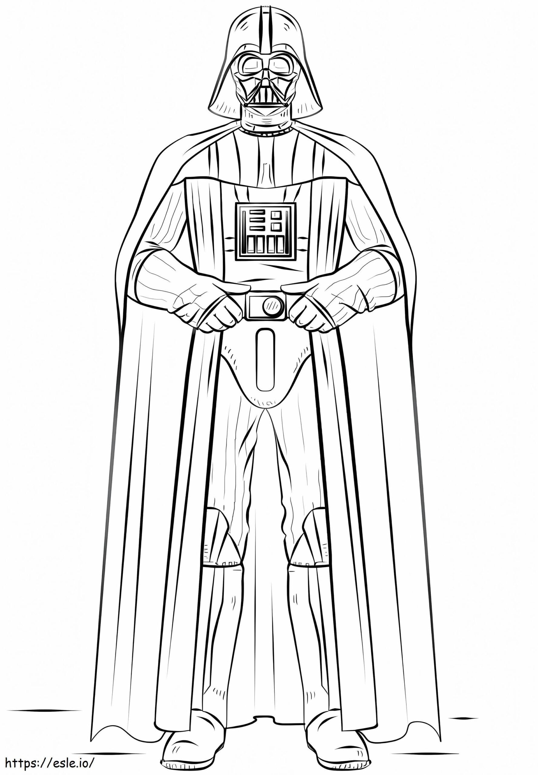Anakin Skywalker Coloring Page Printable