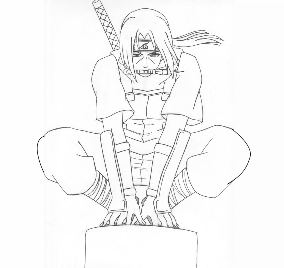 Anbu Itachi Coloring Page Download Print Or Color Online For Free