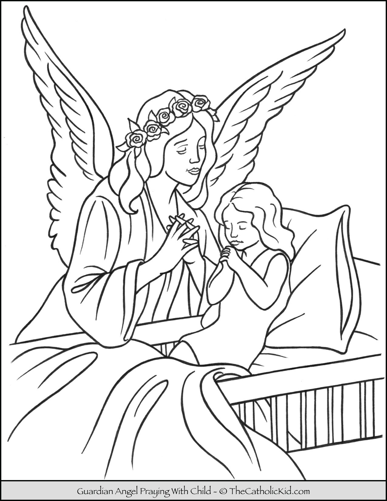 Angels Archives The Catholic Kid Catholic Coloring Pages And Games For Children