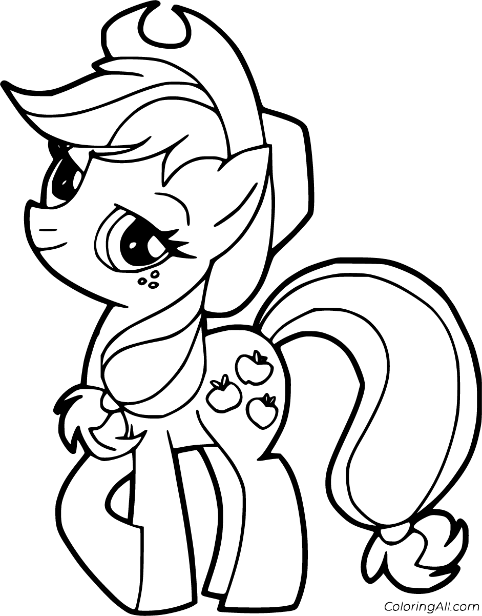AppleJack Coloring Pages 8 Free Printables ColoringAll