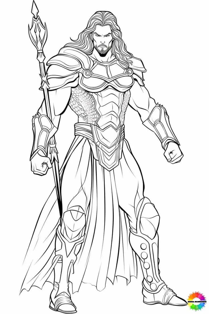 Aquaman 17 Coloring Pages For Kids