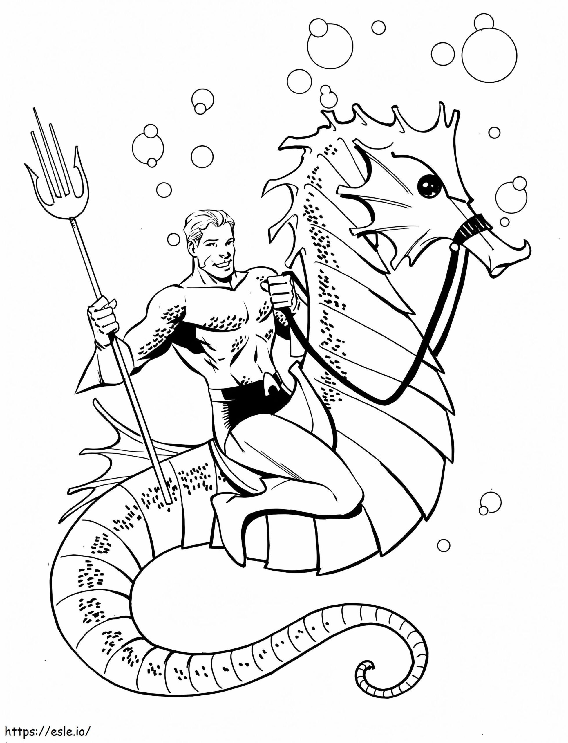 Aquaman Coloring Pages Printable