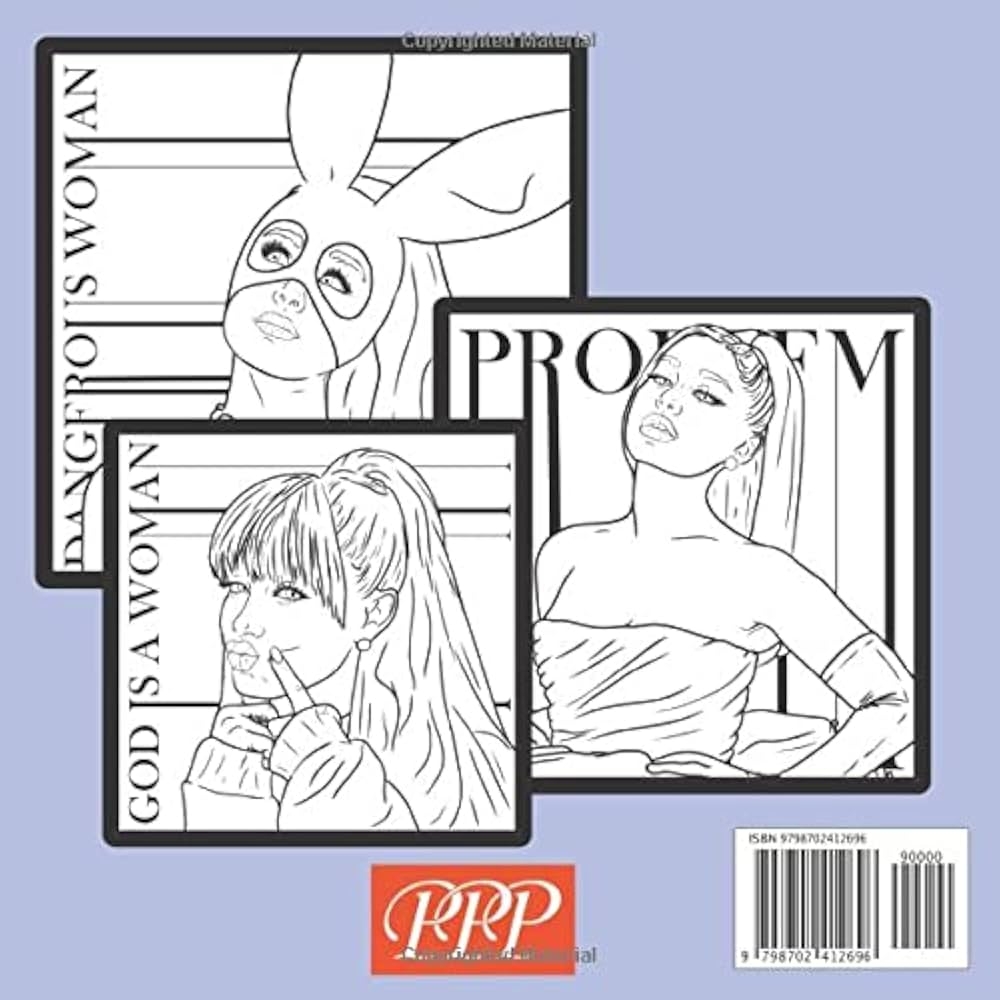 Nice Ariana Grande Coloring Page Printable