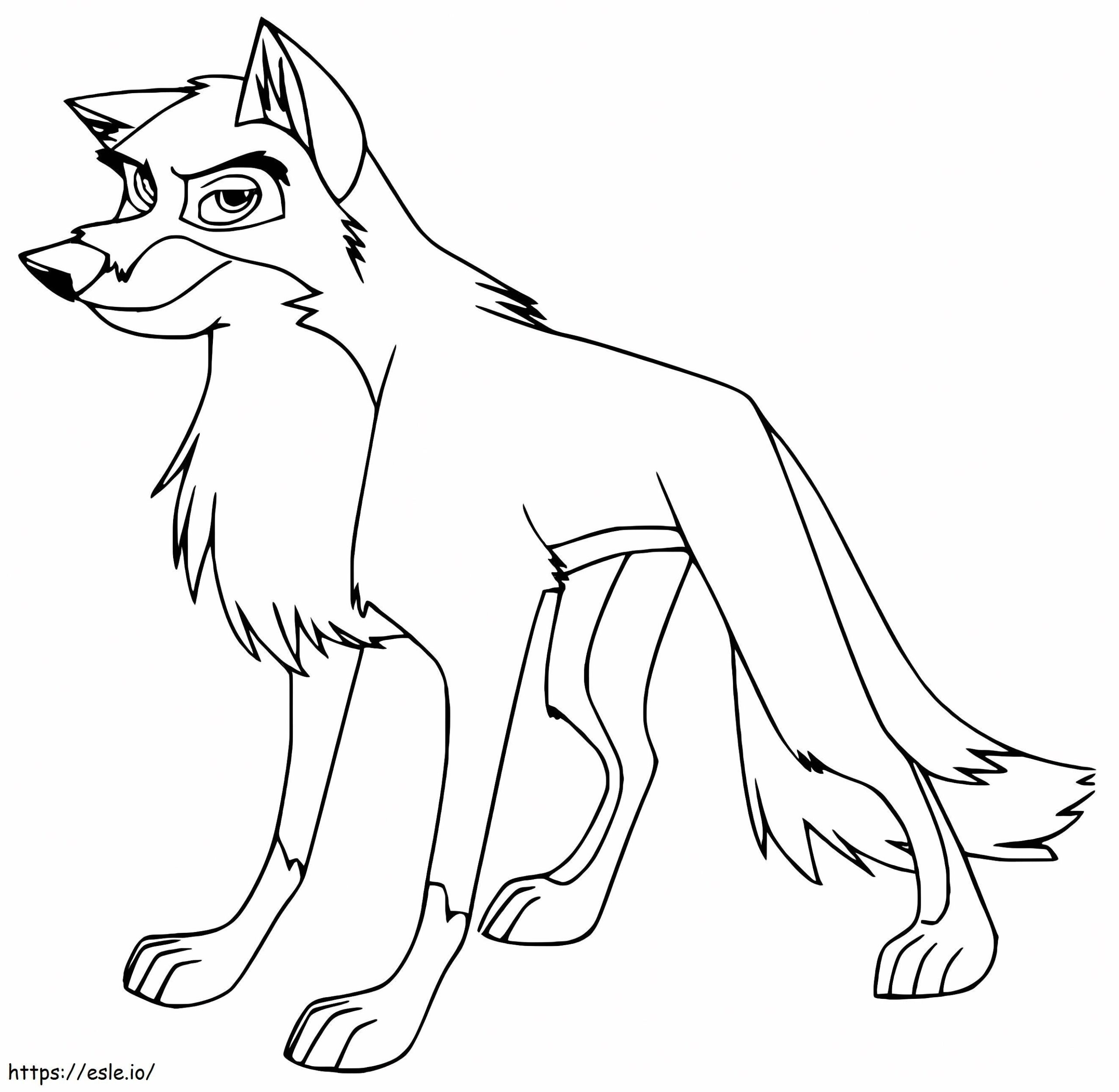 Balto Printable Coloring Page