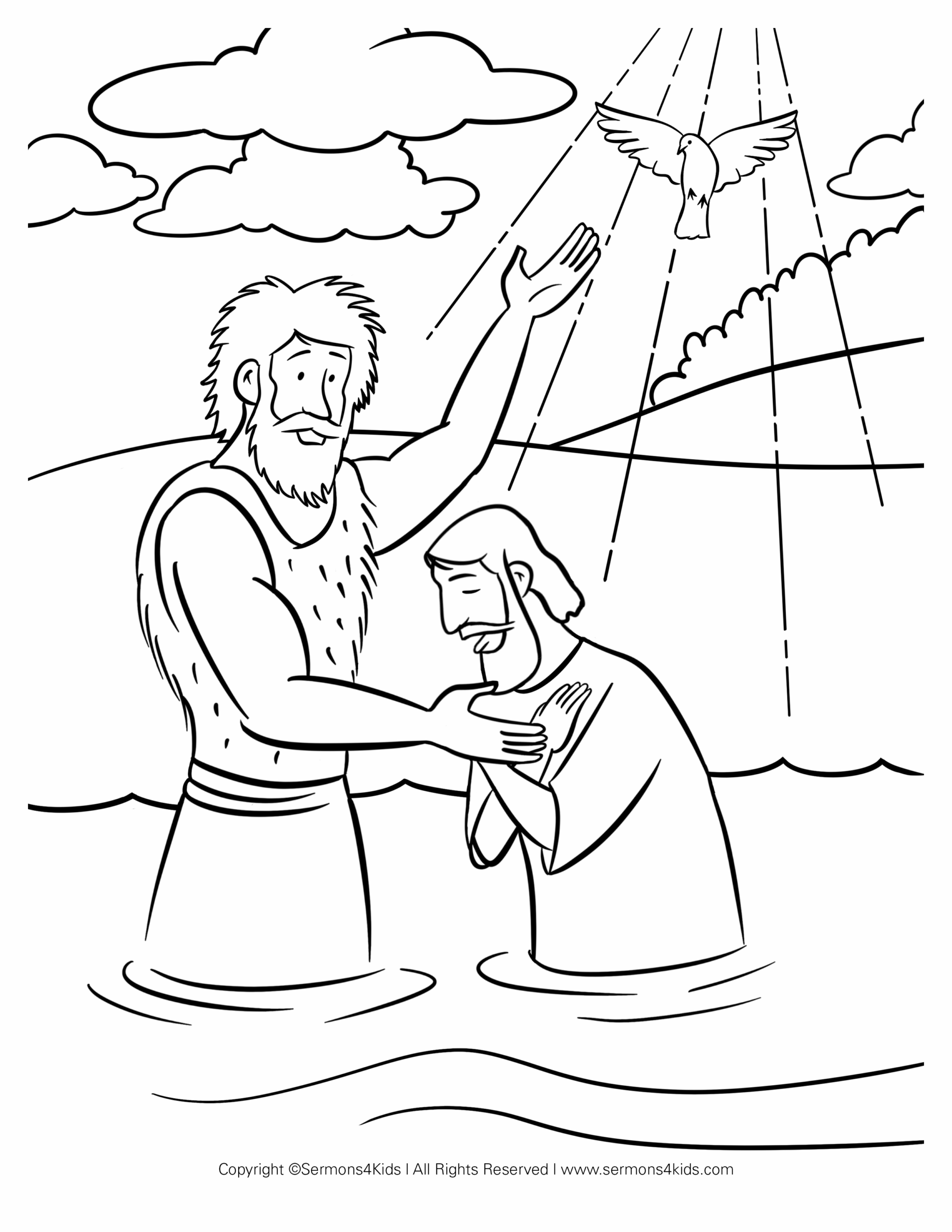 Baptism Of Jesus Children s Sermons From Sermons4Kids Sermons4 