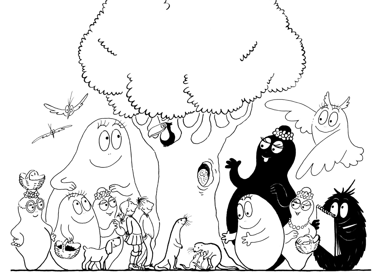 Barbapapa Coloring Coloring Pages Printable