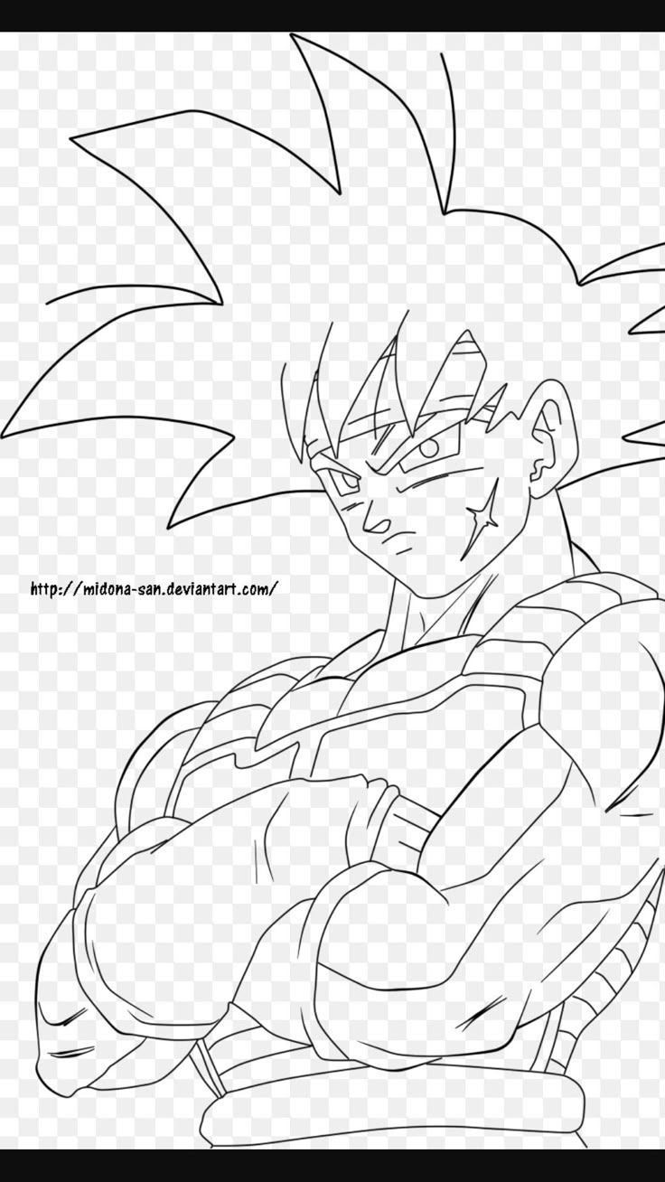 Bardock Coloring Pages PrinceVegeta Hannah God Bless