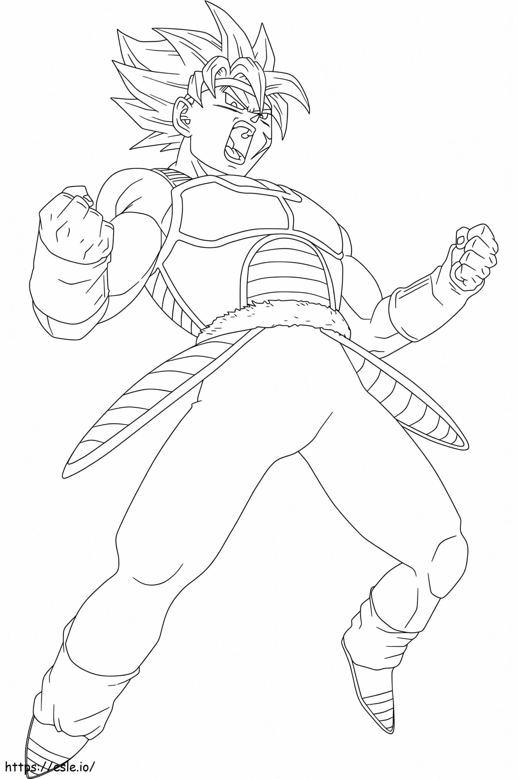 Bardock Coloring Pages Printable