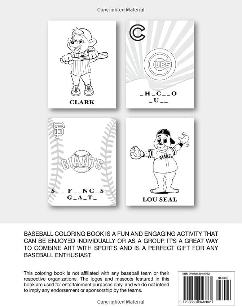 Chicago Cubs Coloring Pages Printable