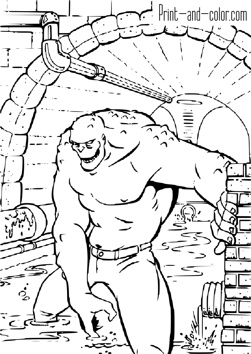 Batman Coloring Pages Print And Color