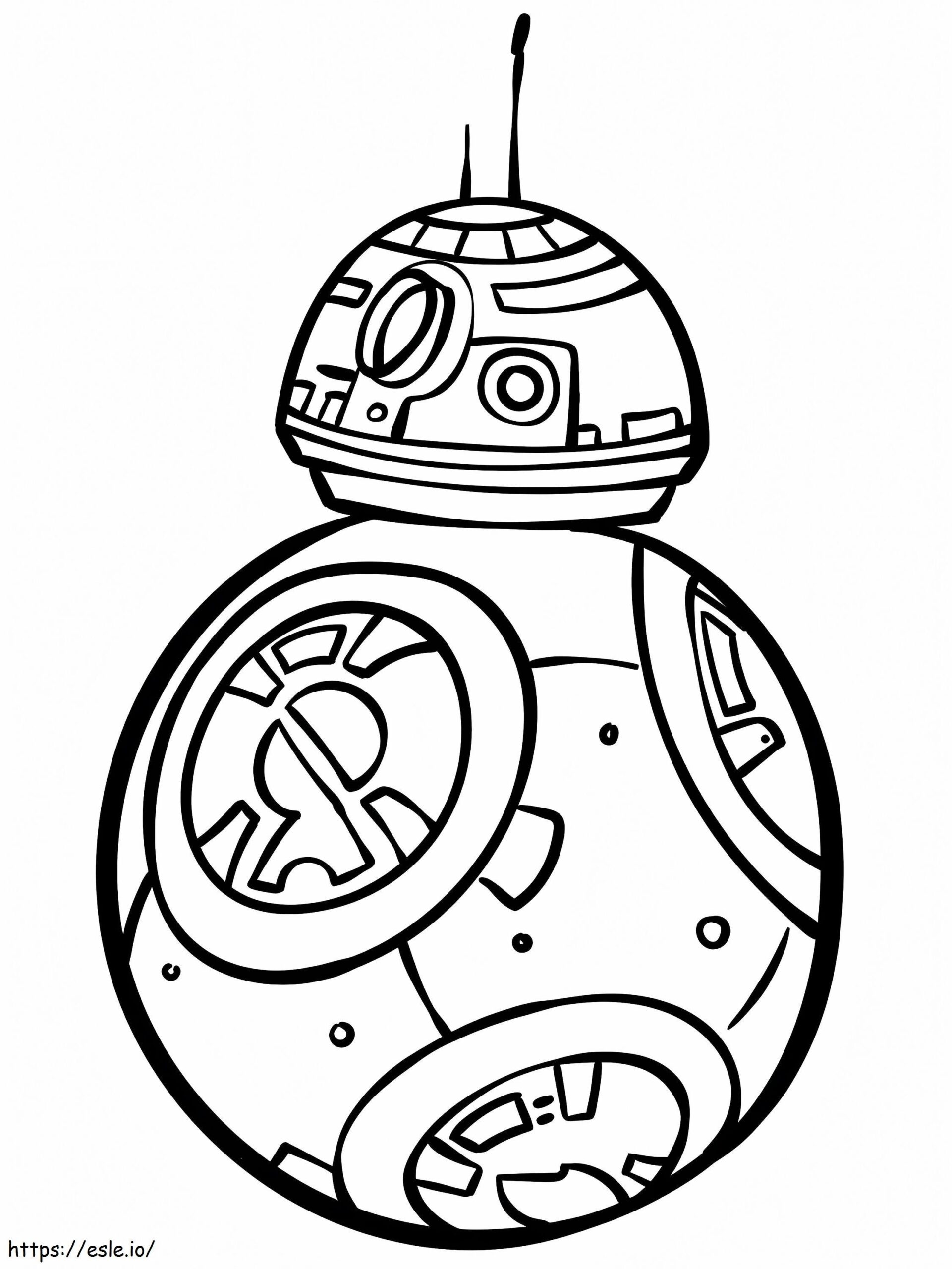 BB 8 Printable Coloring Page