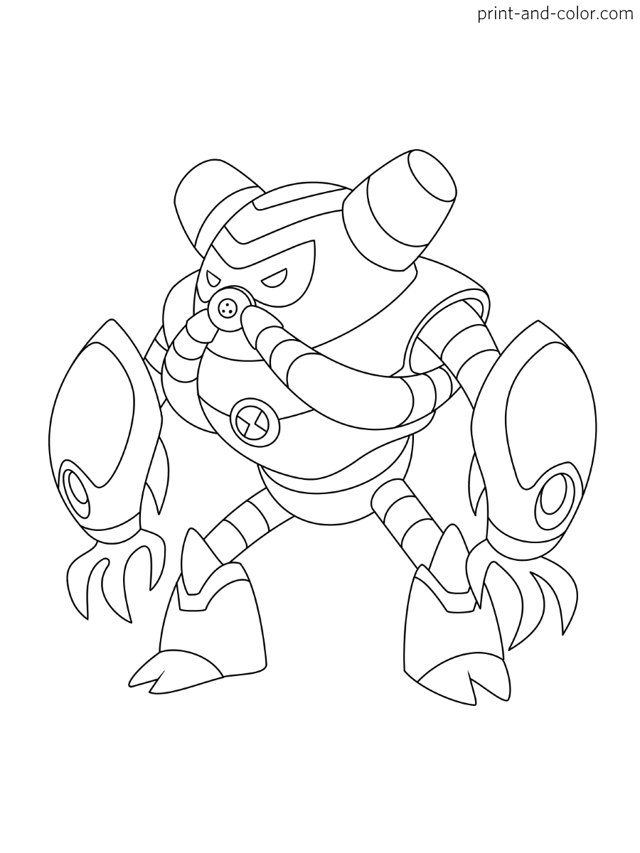 Ben 10 Heatblast Printable