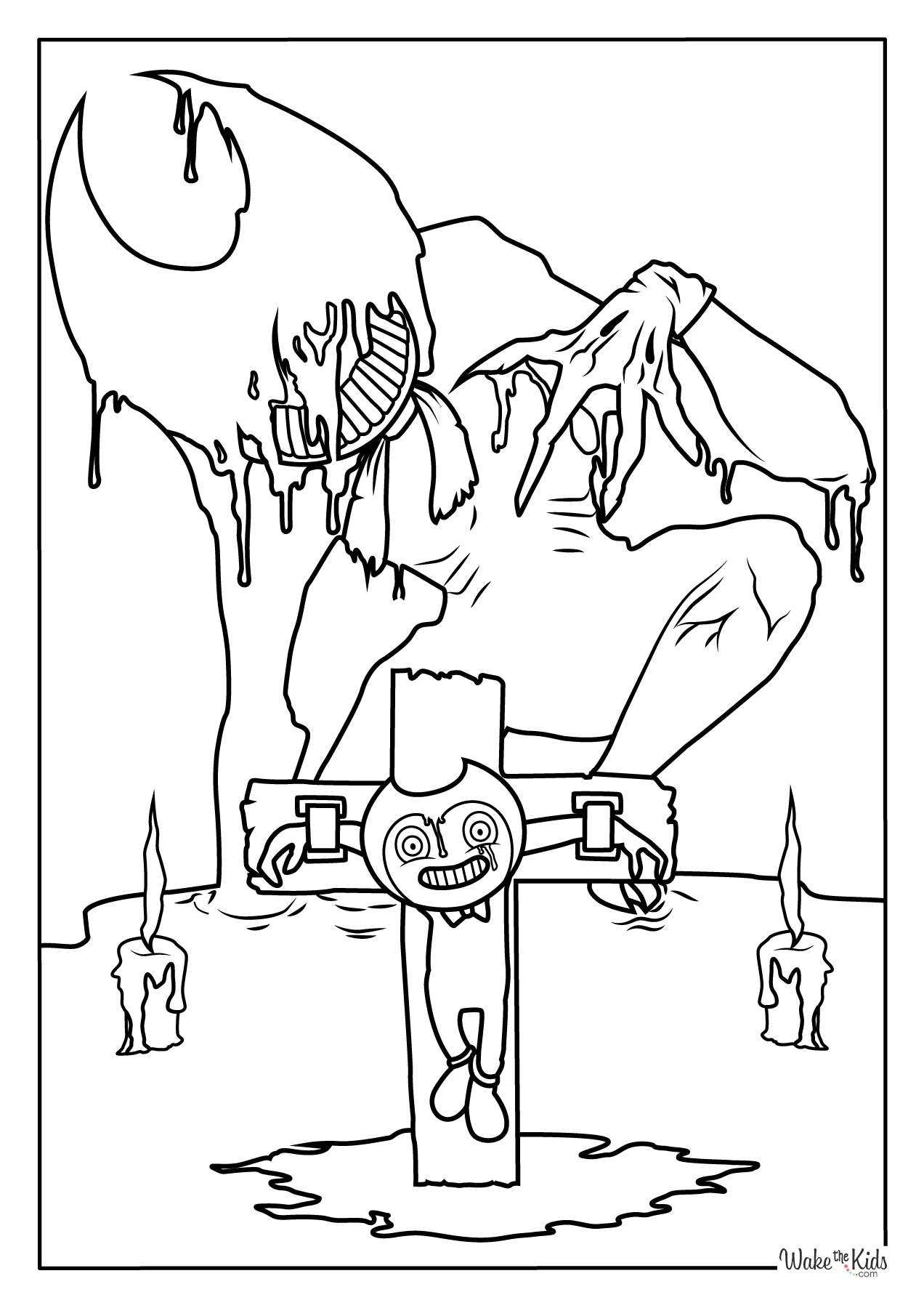 Bendy And The Ink Machine Coloring Pages Free Printable PDFs WakeTheKids
