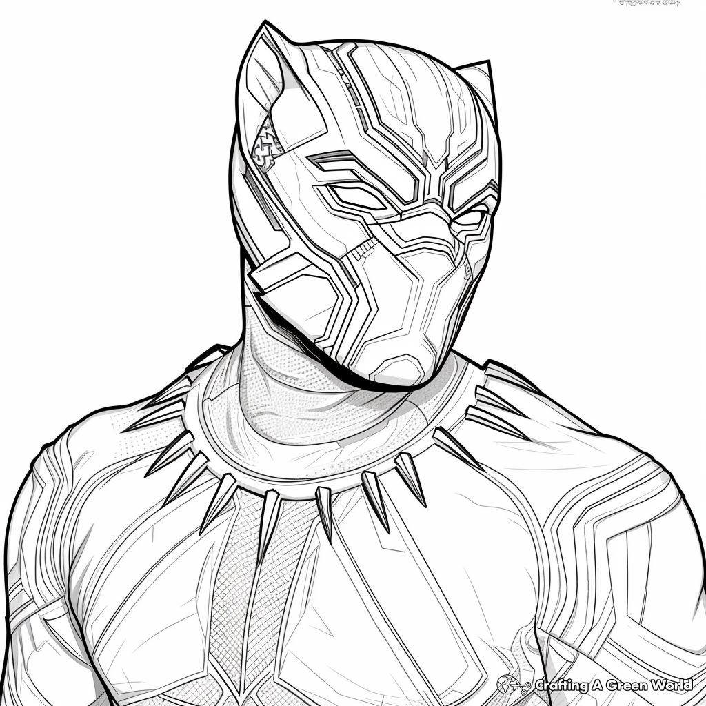 Black Panther Coloring Pages Free Printable 