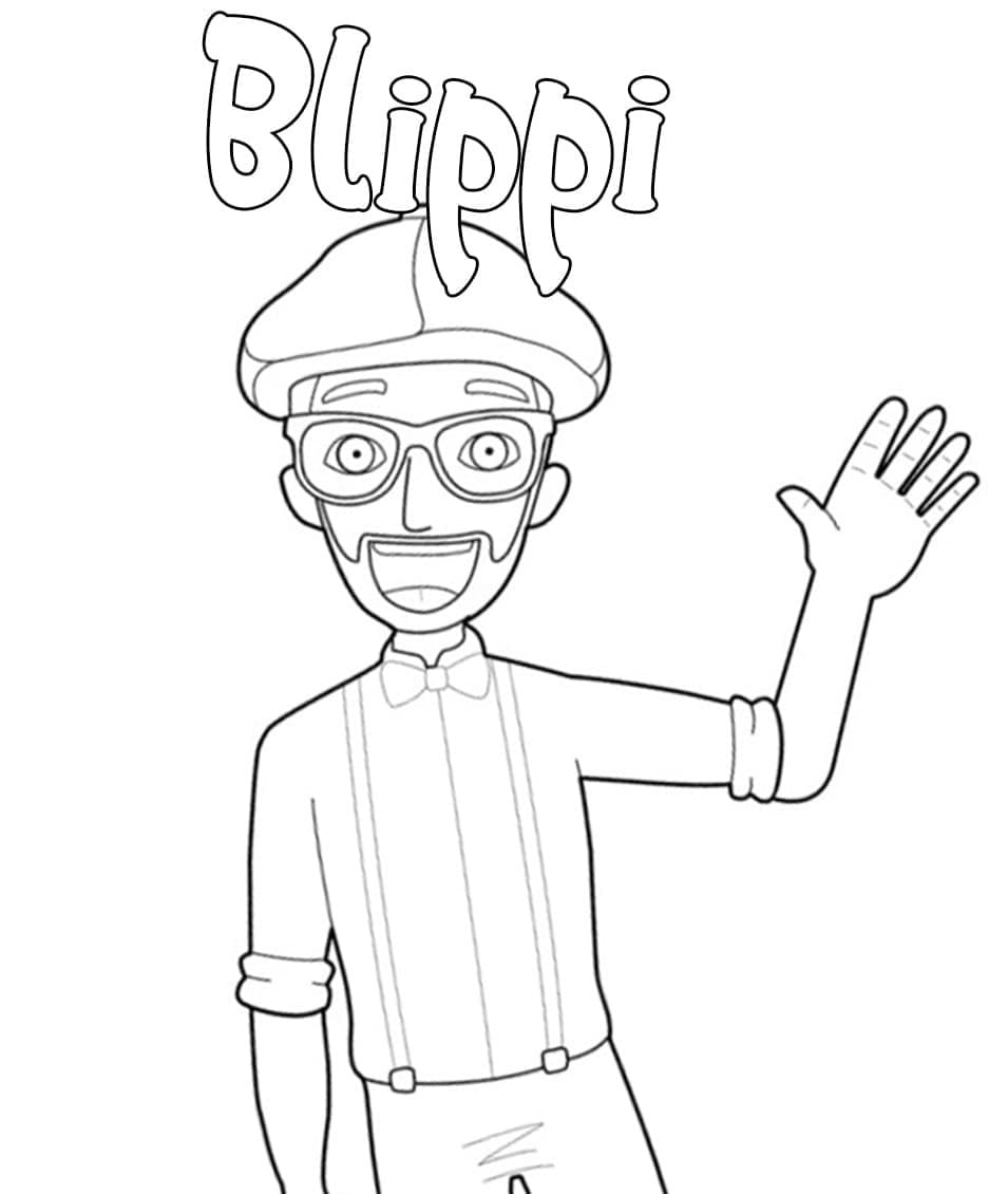 Blippi Coloring Pages ColoringLib