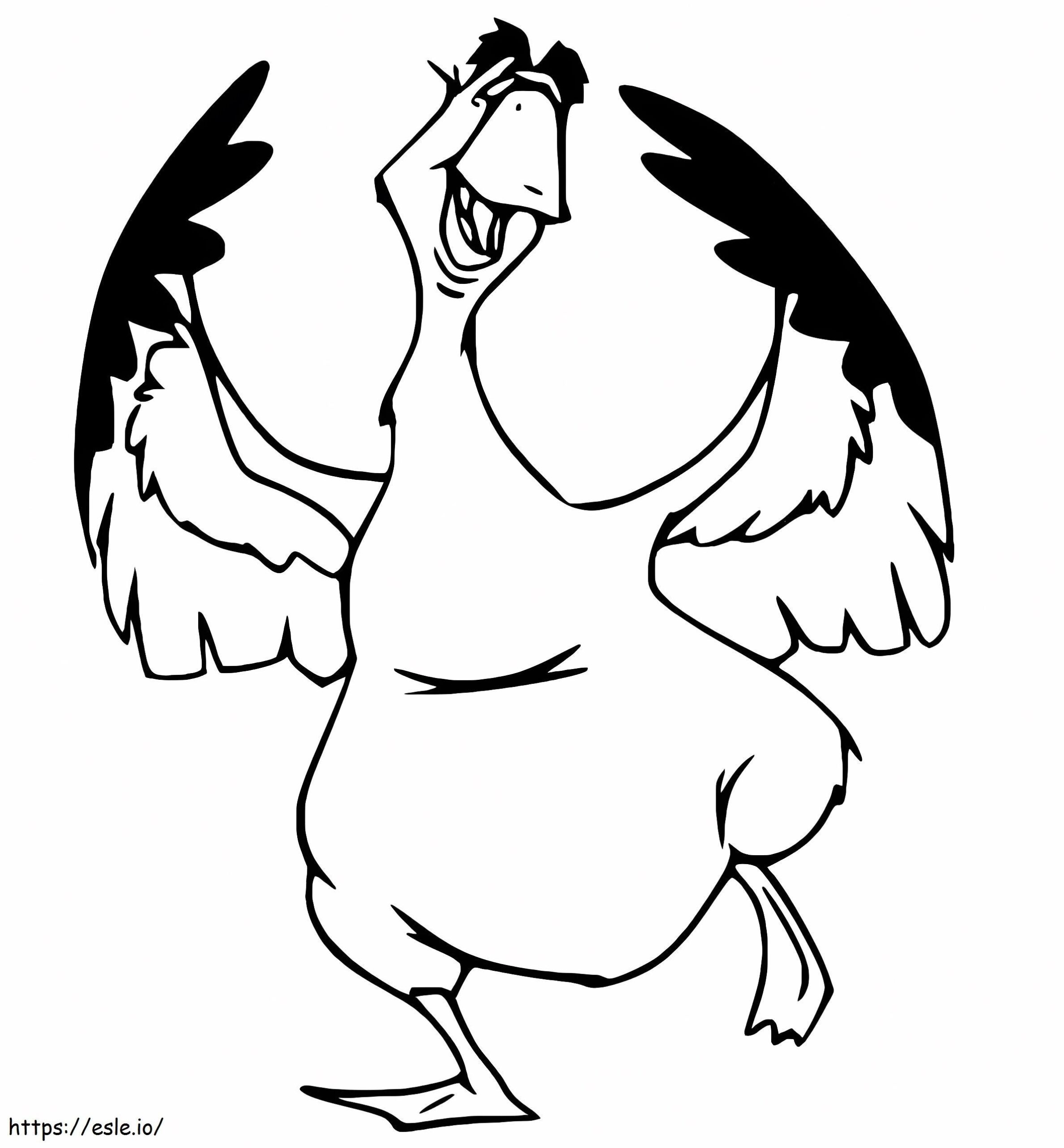 Boris Snow Goose From Balto Coloring Page