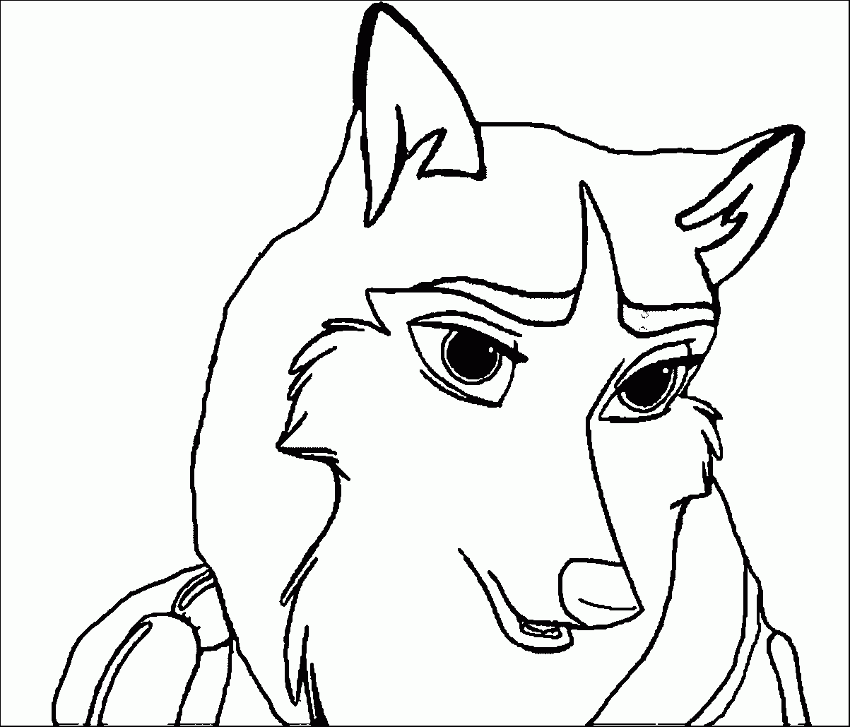 Boris Snow Goose From Balto Coloring Page