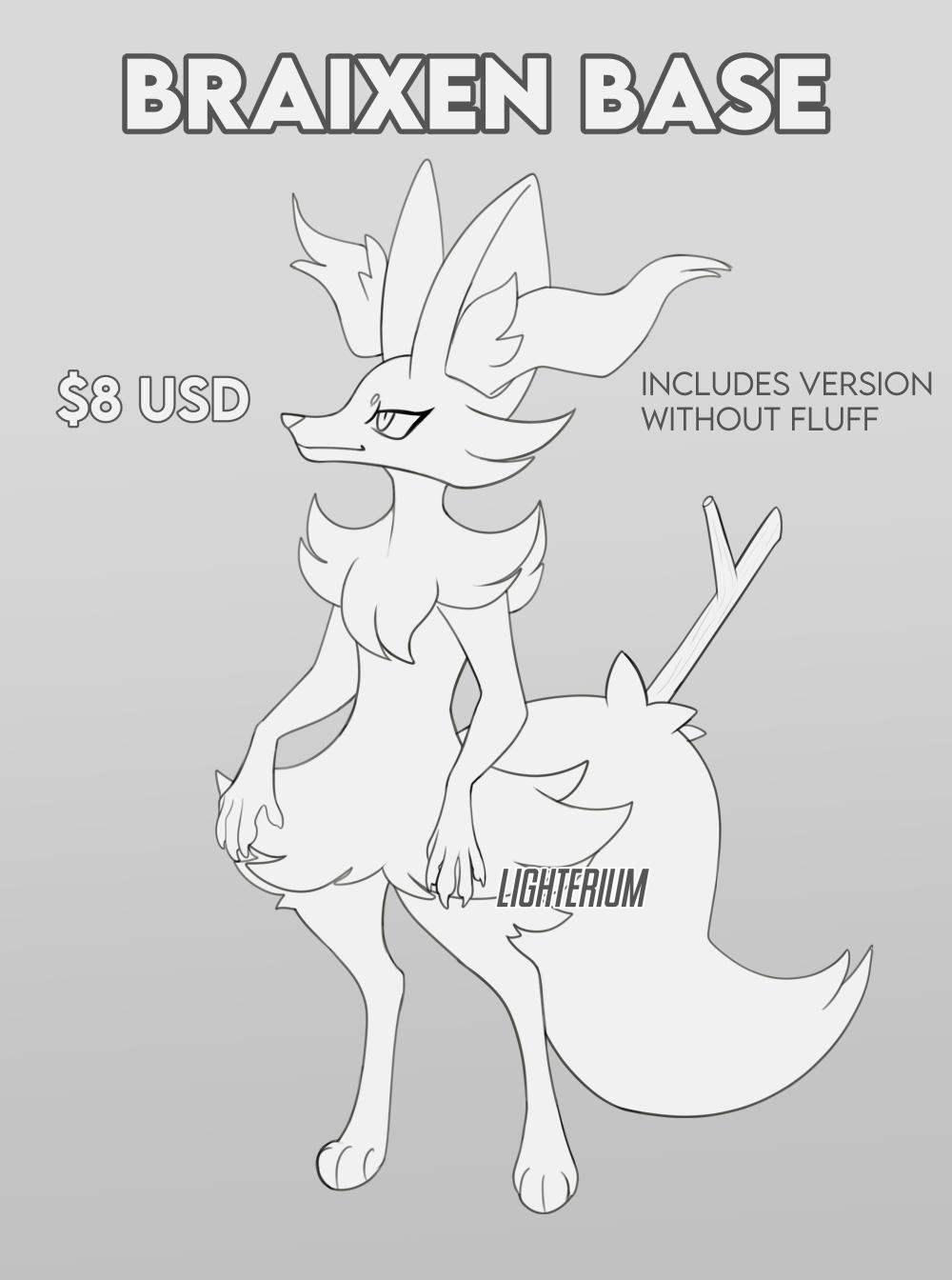 Braixen Base By Nimbosaur Fur Affinity dot Net