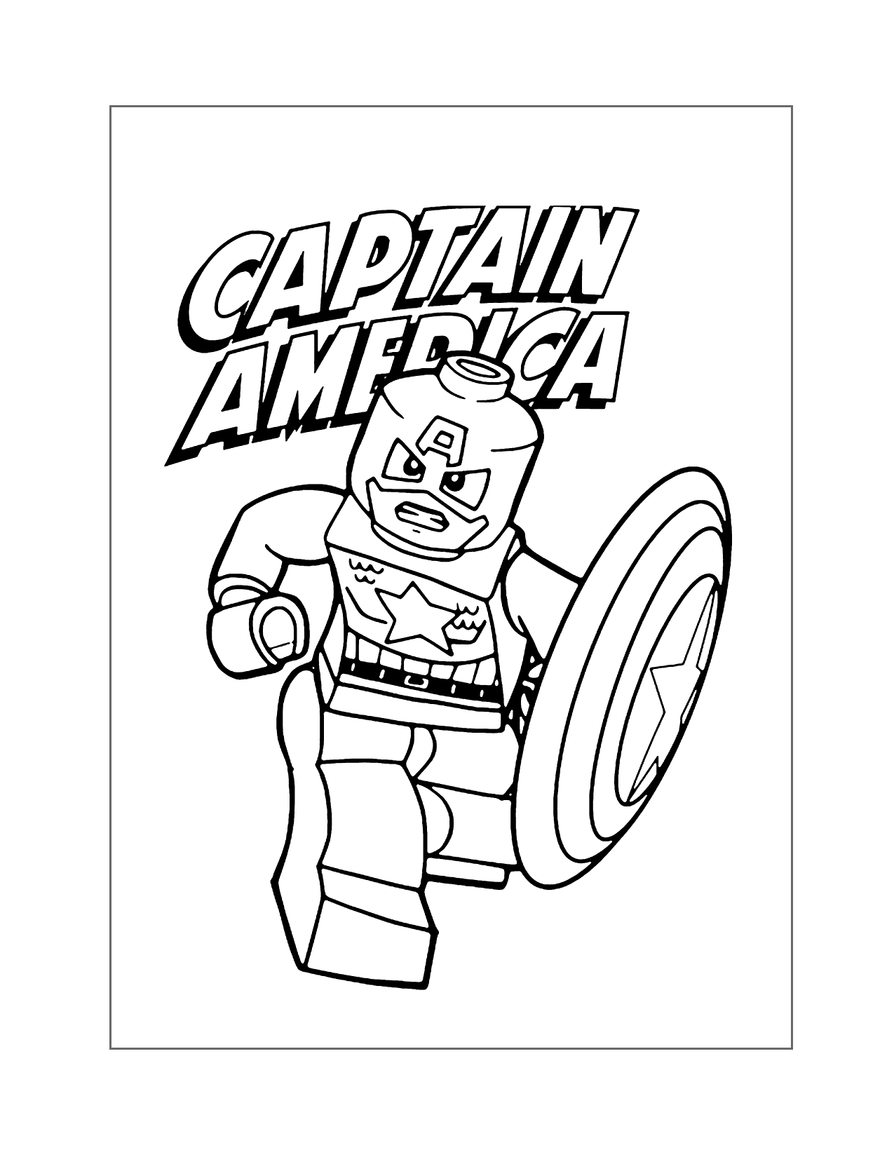 Captain America Coloring Pages Printable Coloring Pages FREE