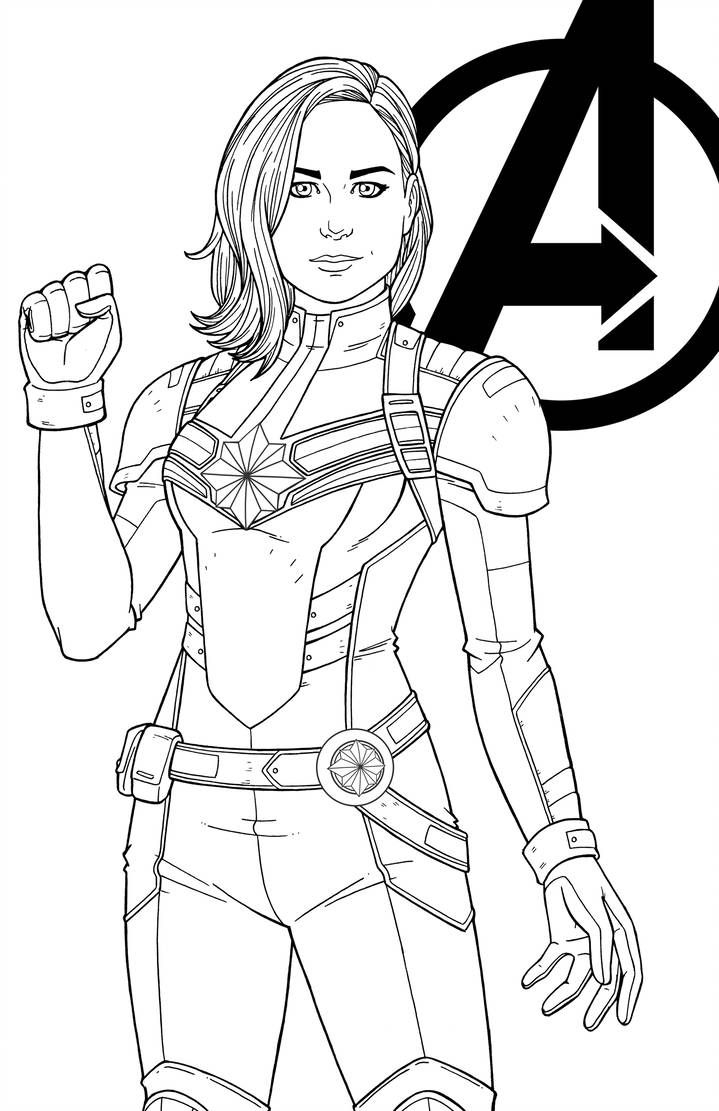 Captain Marvel Brie Larson By JamieFayX On DeviantArt