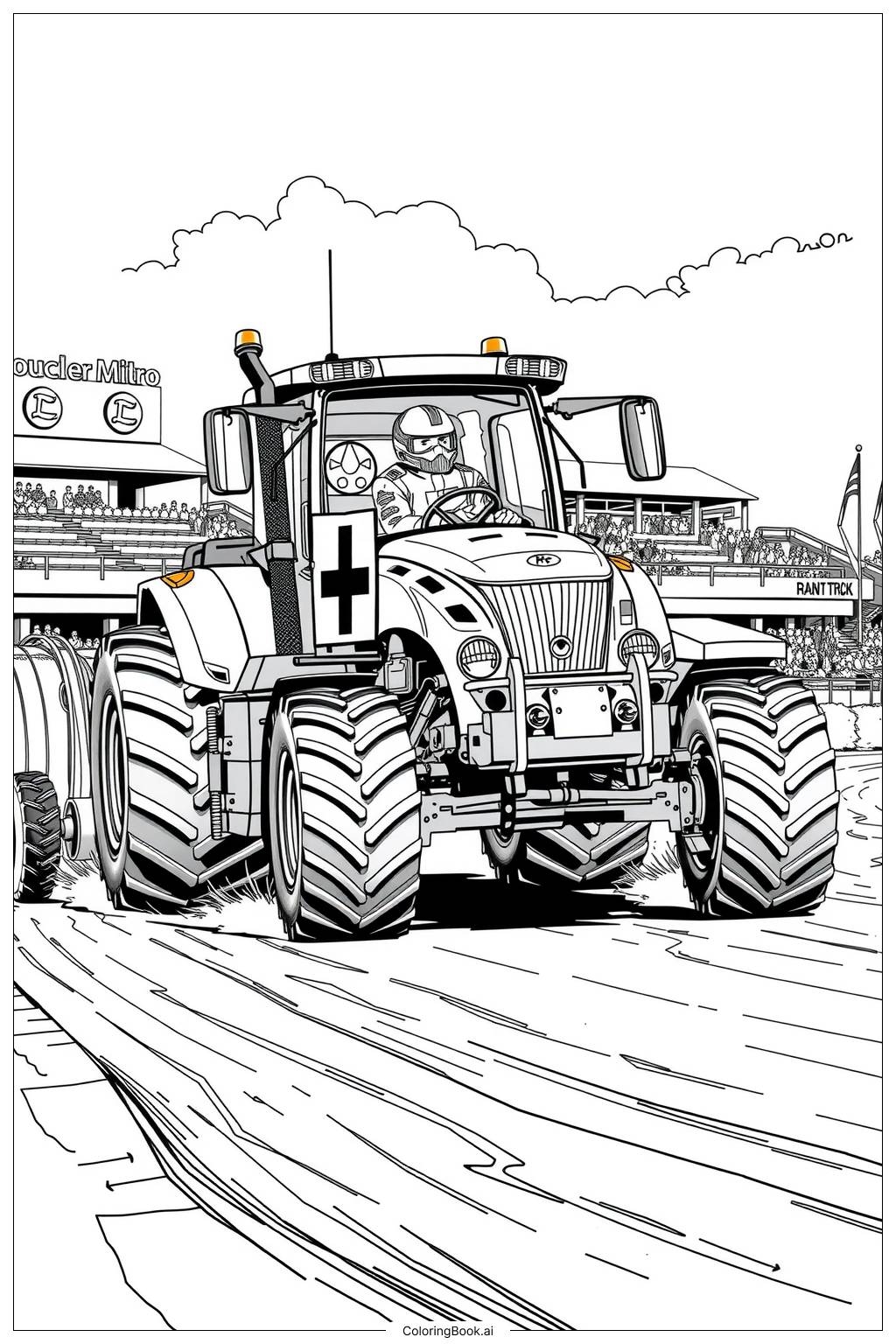 Case Ih Tractor Coloring Page Printable