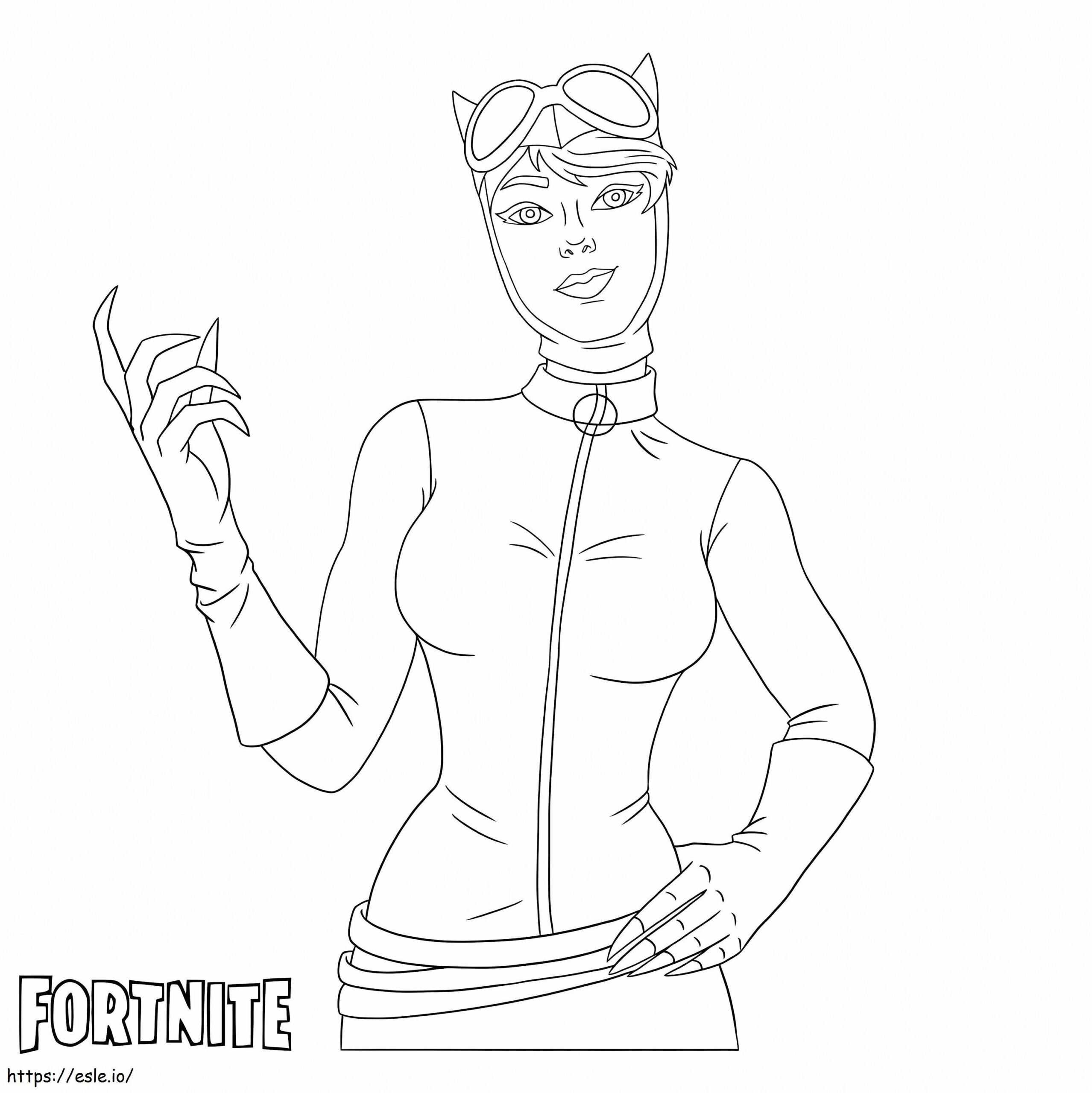 Catwoman Coloring Pages Printable