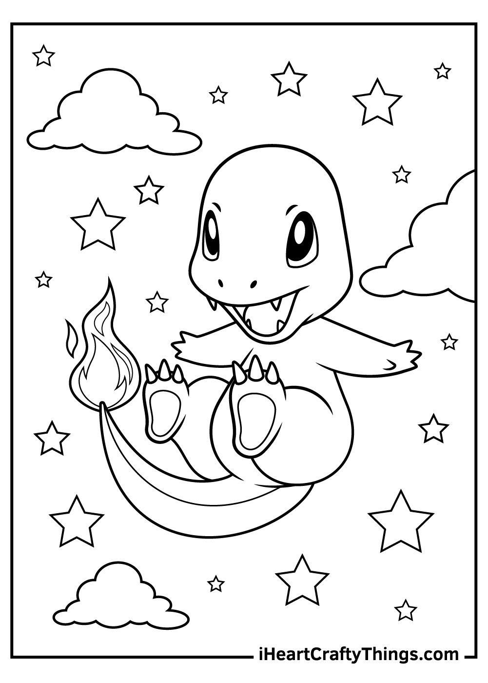 Charmander Coloring Pages 30 Free PDF Printables For Kids 