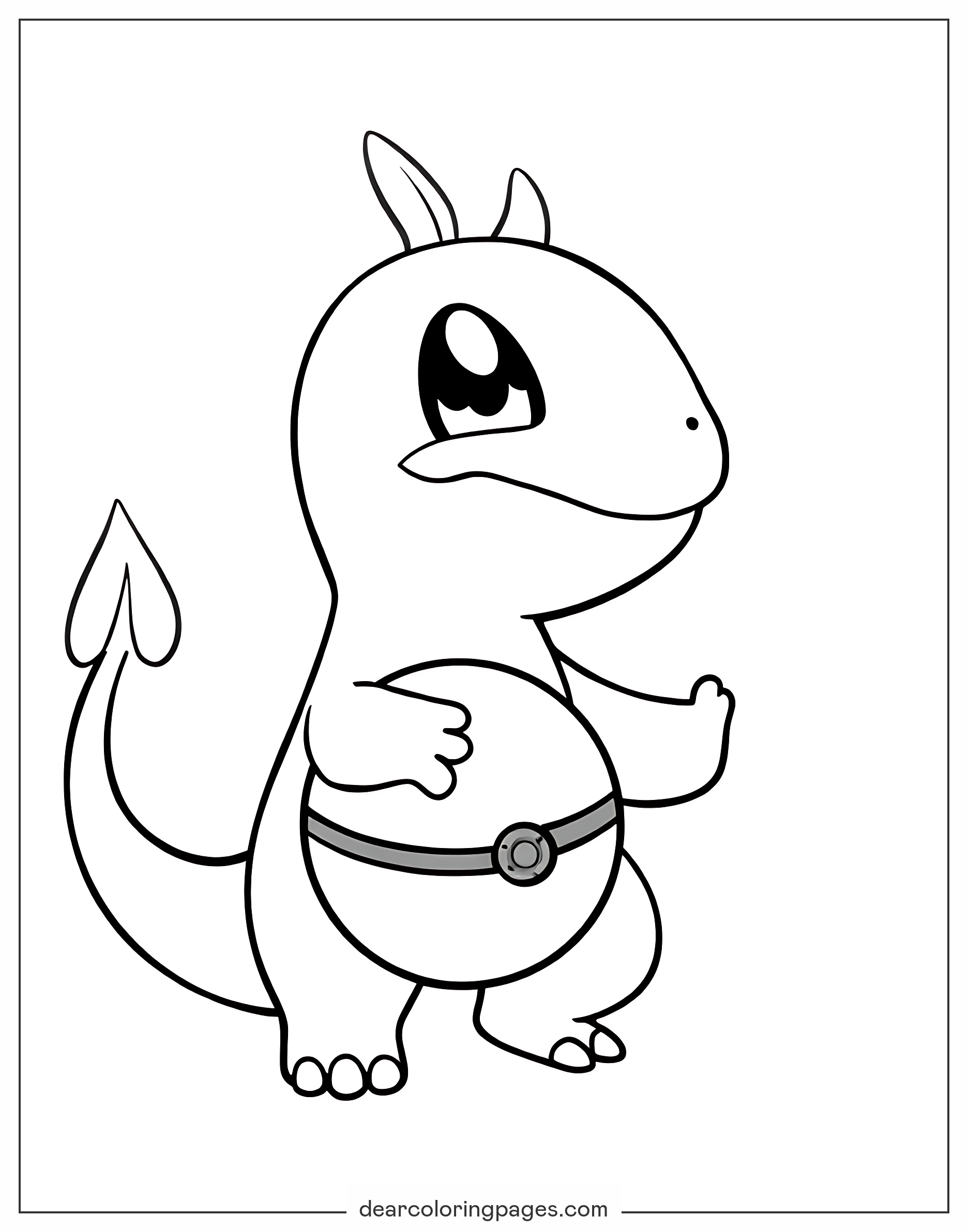 Charmander Coloring Pages 7 Free Printable Coloring Pages