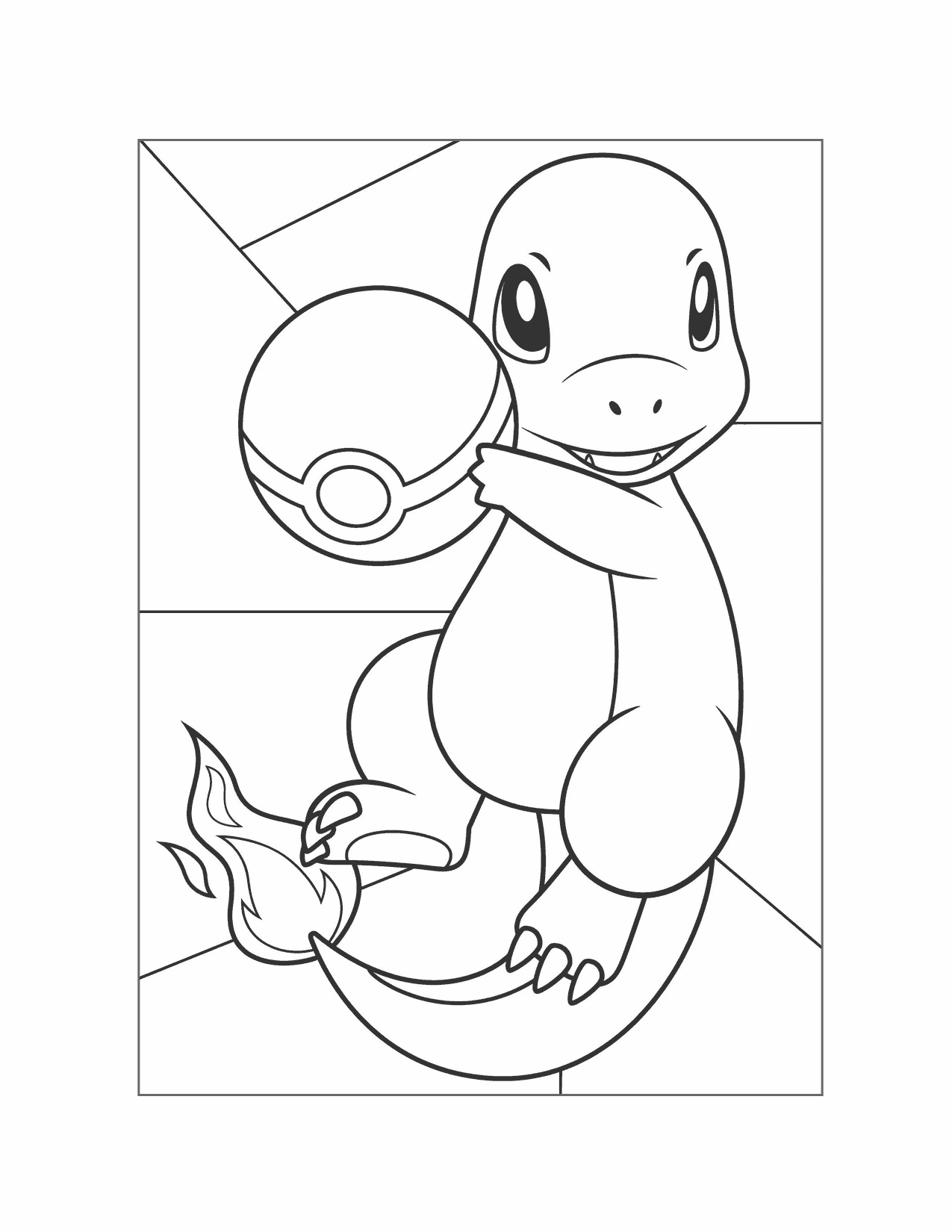 Charmander Coloring Pages Printable Coloring Pages FREE