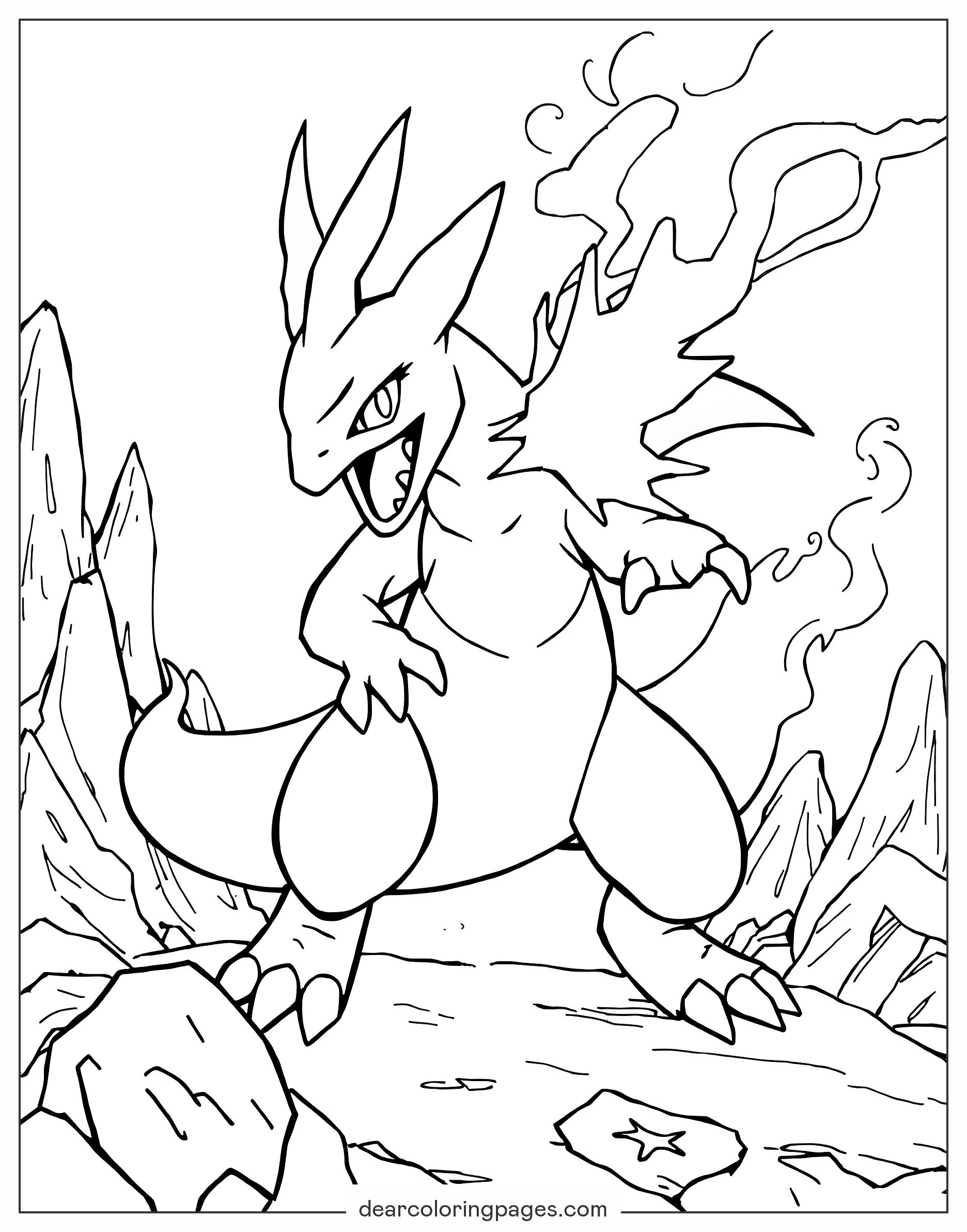 Charmeleon Coloring Pages 2 Free Printable Coloring Pages