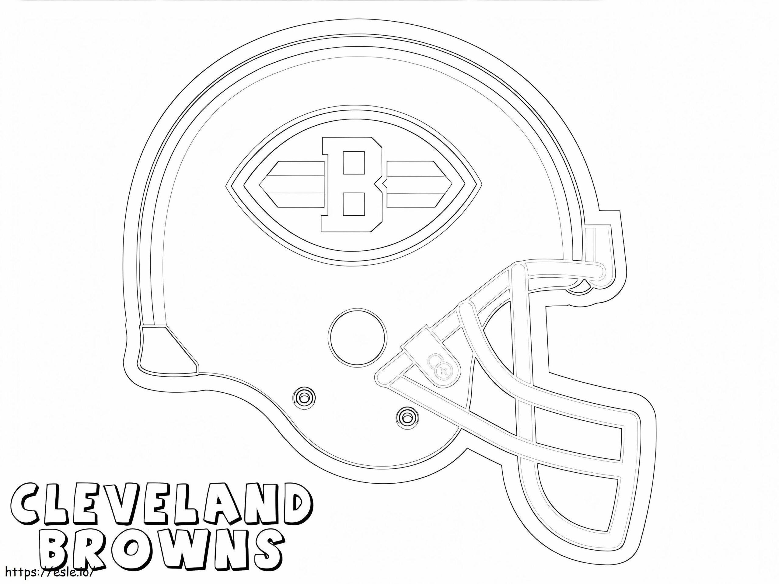 Cleveland Browns 3 Coloring Page