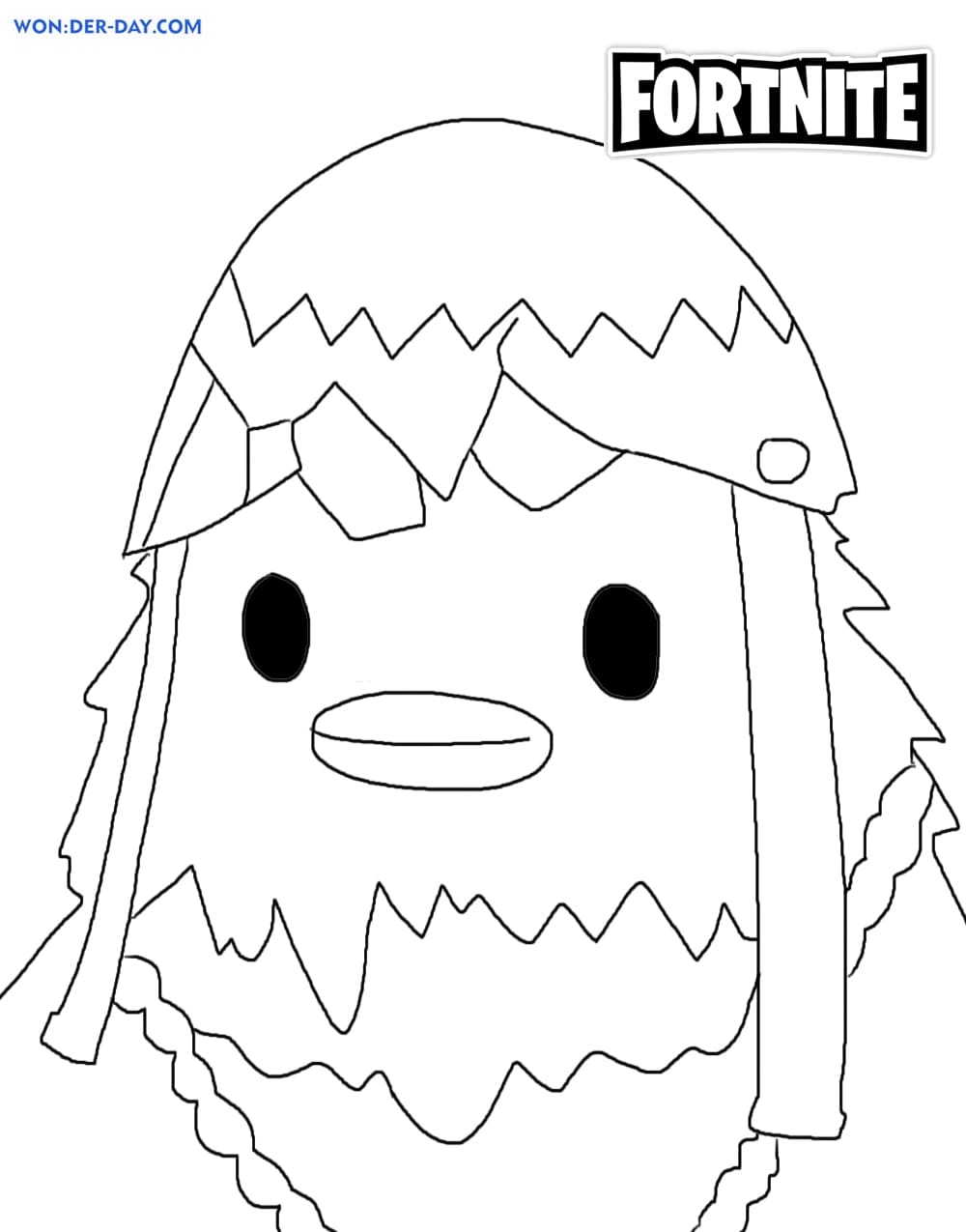 Cluck Fortnite Coloring Pages Printable Coloring Pages
