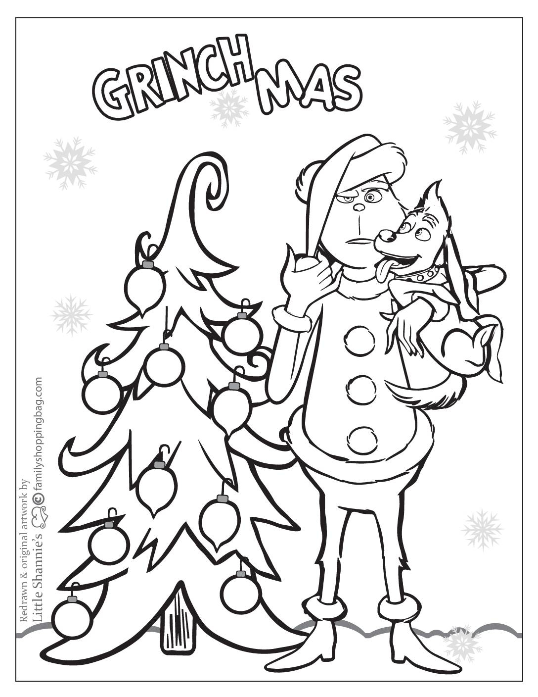 Grinch Coloring Coloring Pages Printable