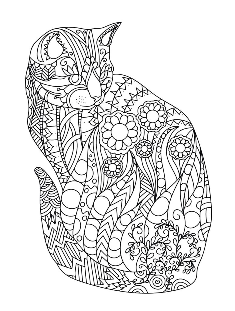 Nature Cat 1 Coloring Page Printable