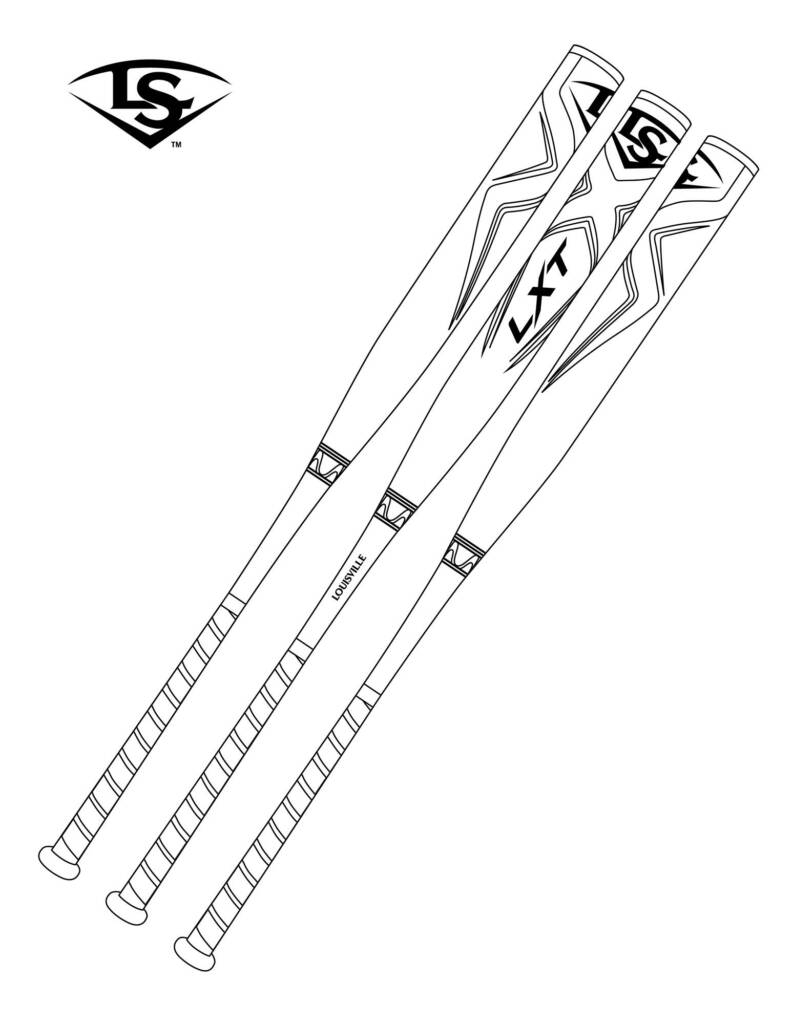 Softball Coloring Pages Printable