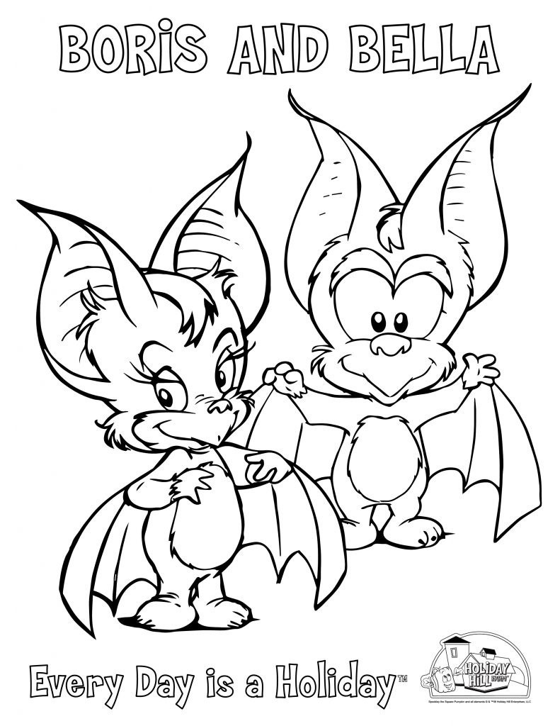 Spookley The Square Pumpkin Coloring Page