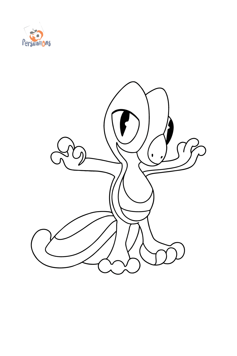 Printable Treecko Pokemon Coloring Page Printable