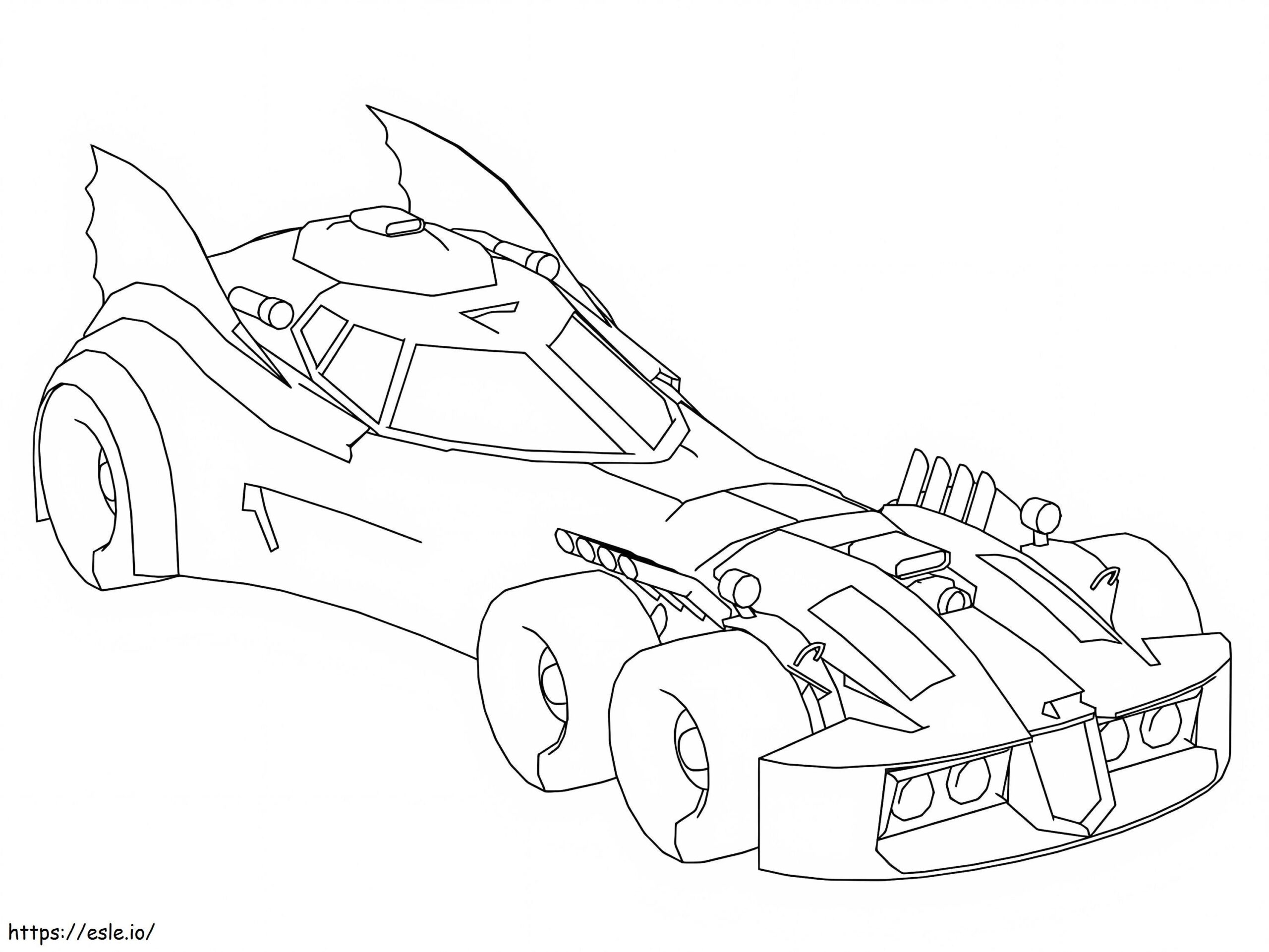 Batmobile Lego Batman Coloring Page Printable