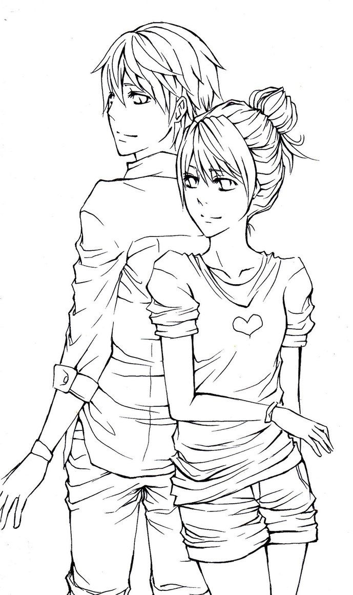 Couple Lineart Love Coloring Pages Adult Coloring Pages Cute Coloring Pages