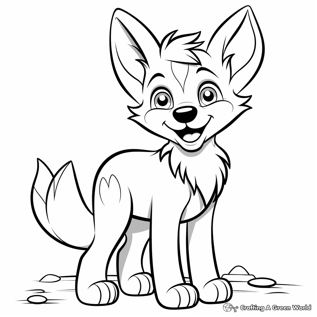 Coyote Coloring Pages Free Printable 