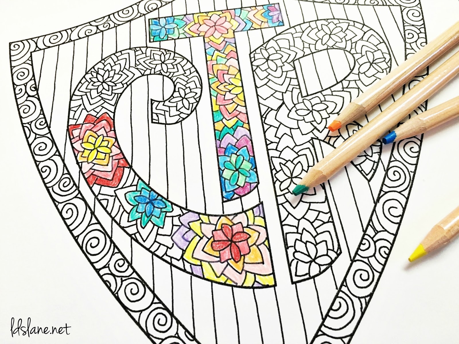 Ctr Ring Coloring Page Printable