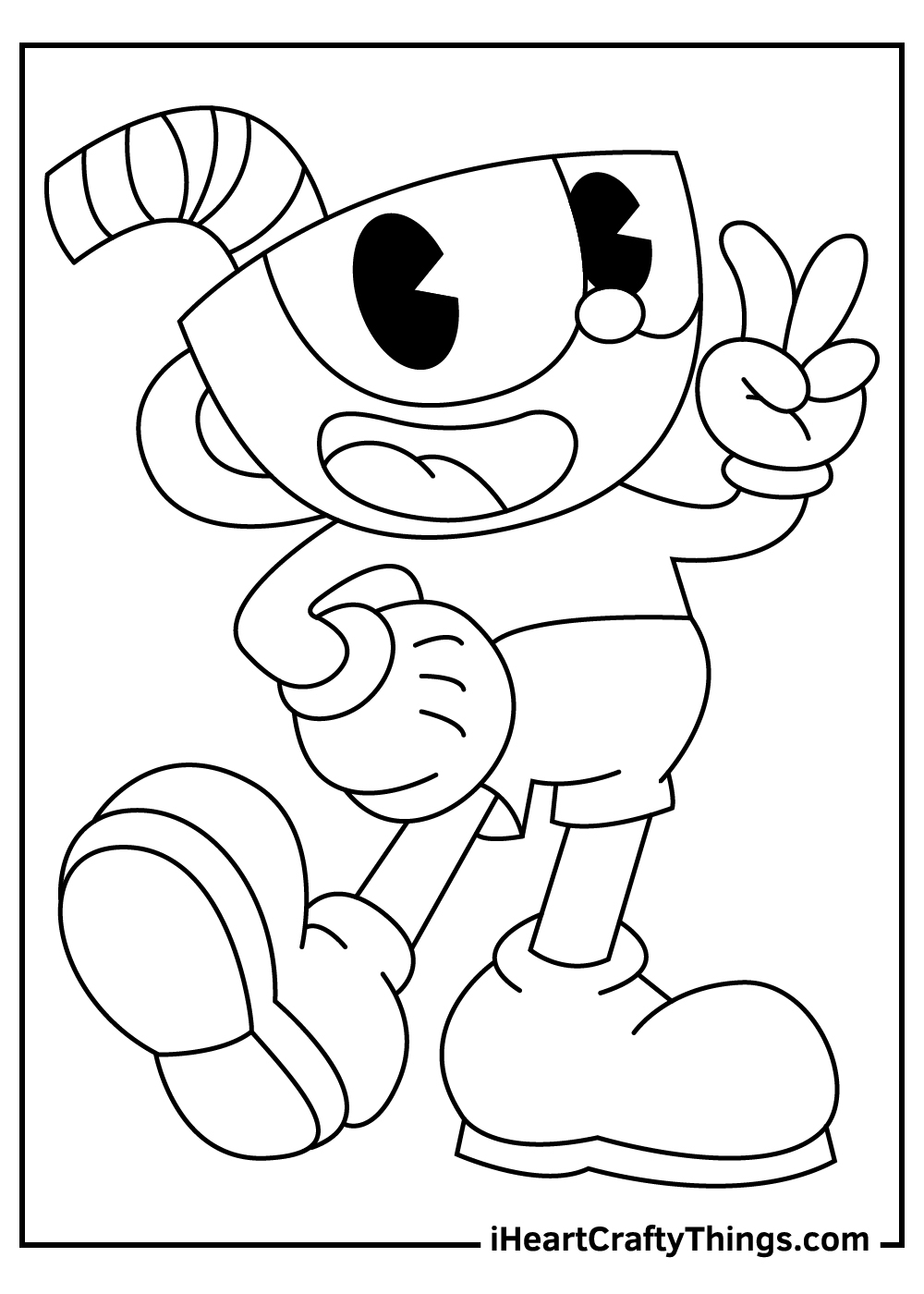 Cuphead Coloring Pages 100 Free Printables 