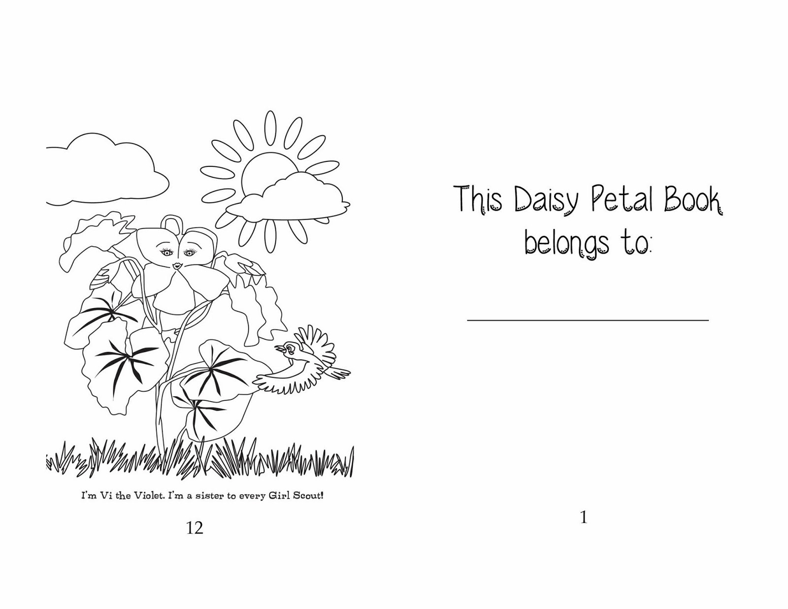 Daisy Petals Book
