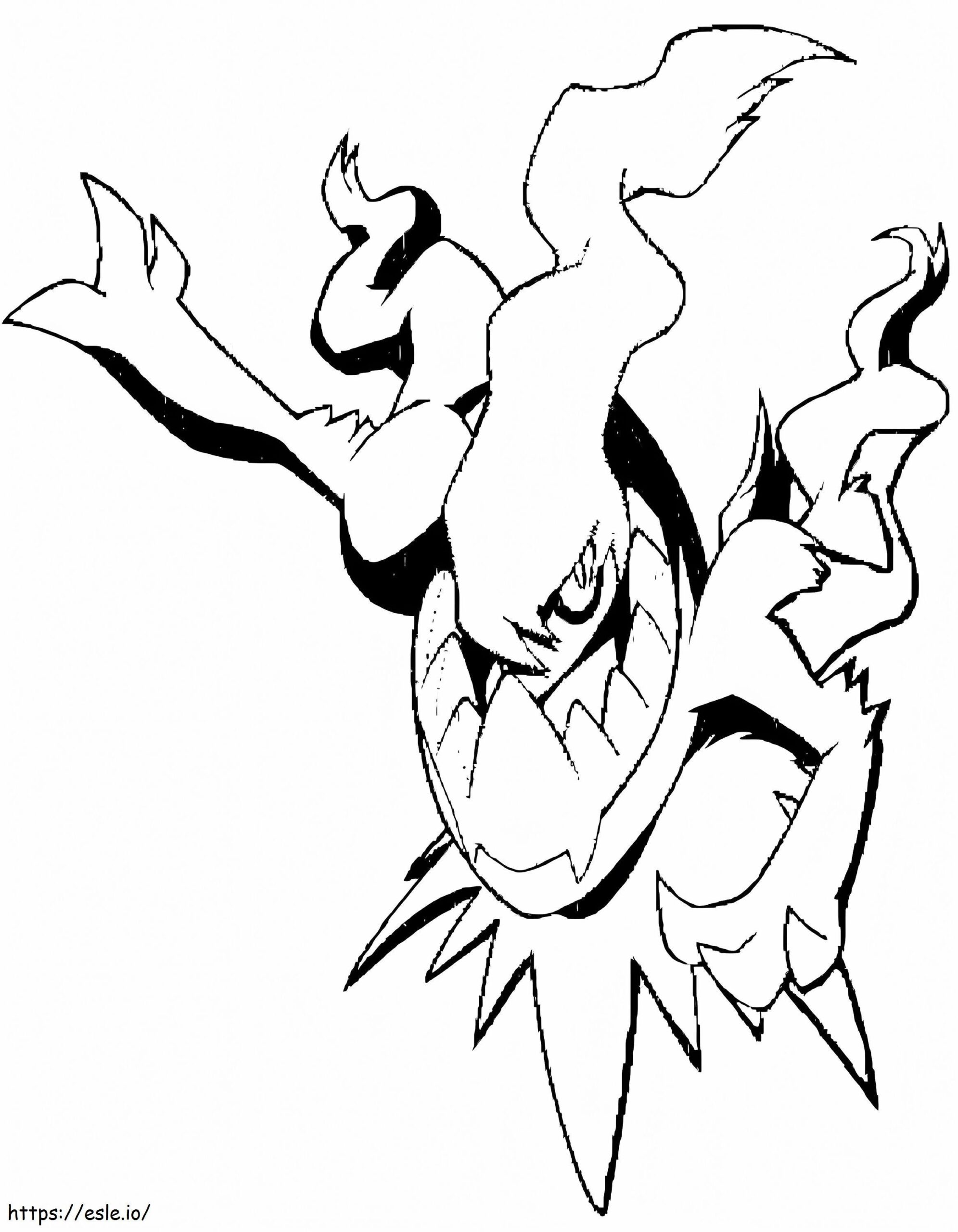 Darkrai Flying Coloring Page